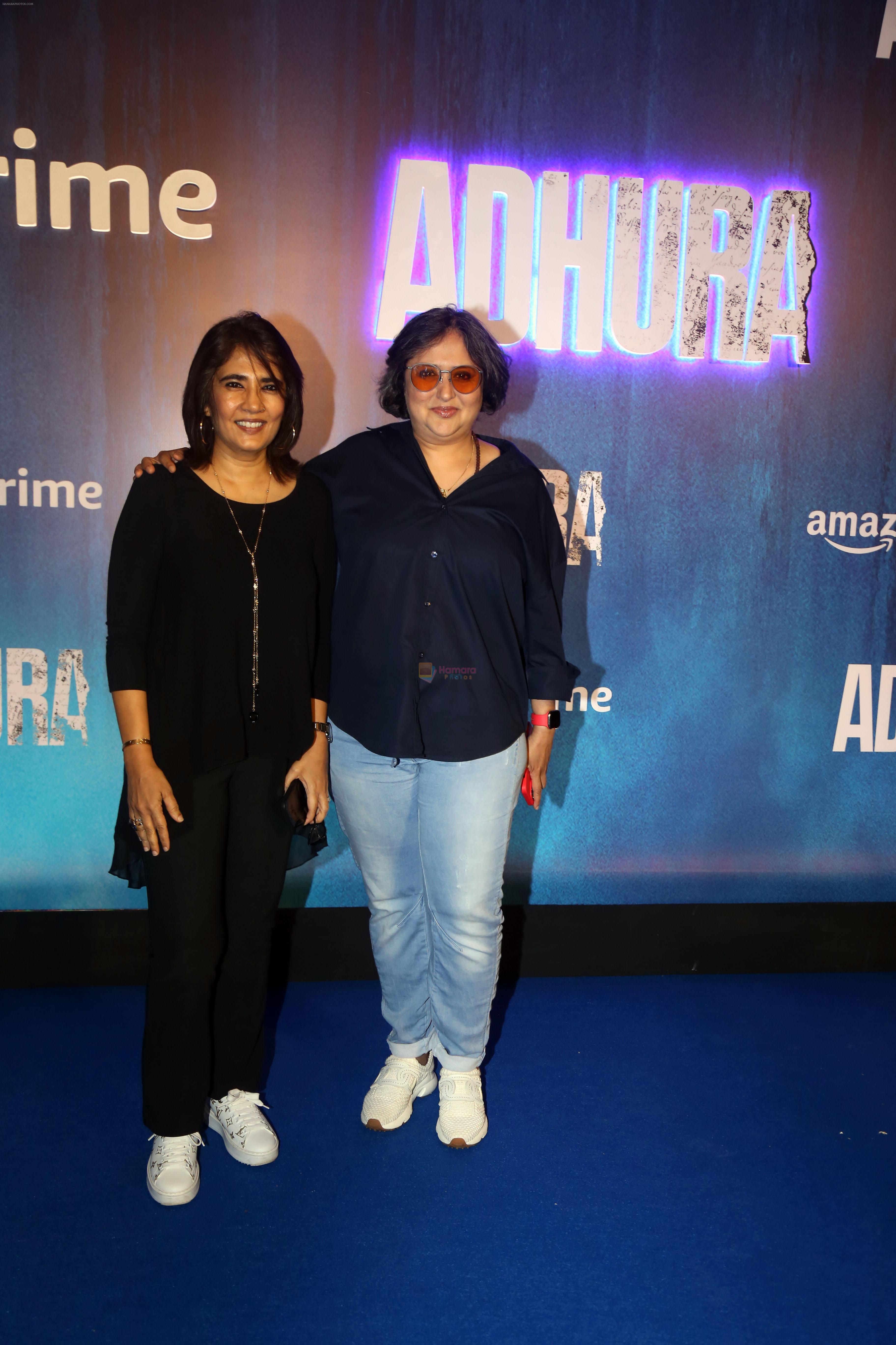 Madhu Bhojwani, Monisha Advani at the Screening of Horror Series Adhura on 6 July 2023
