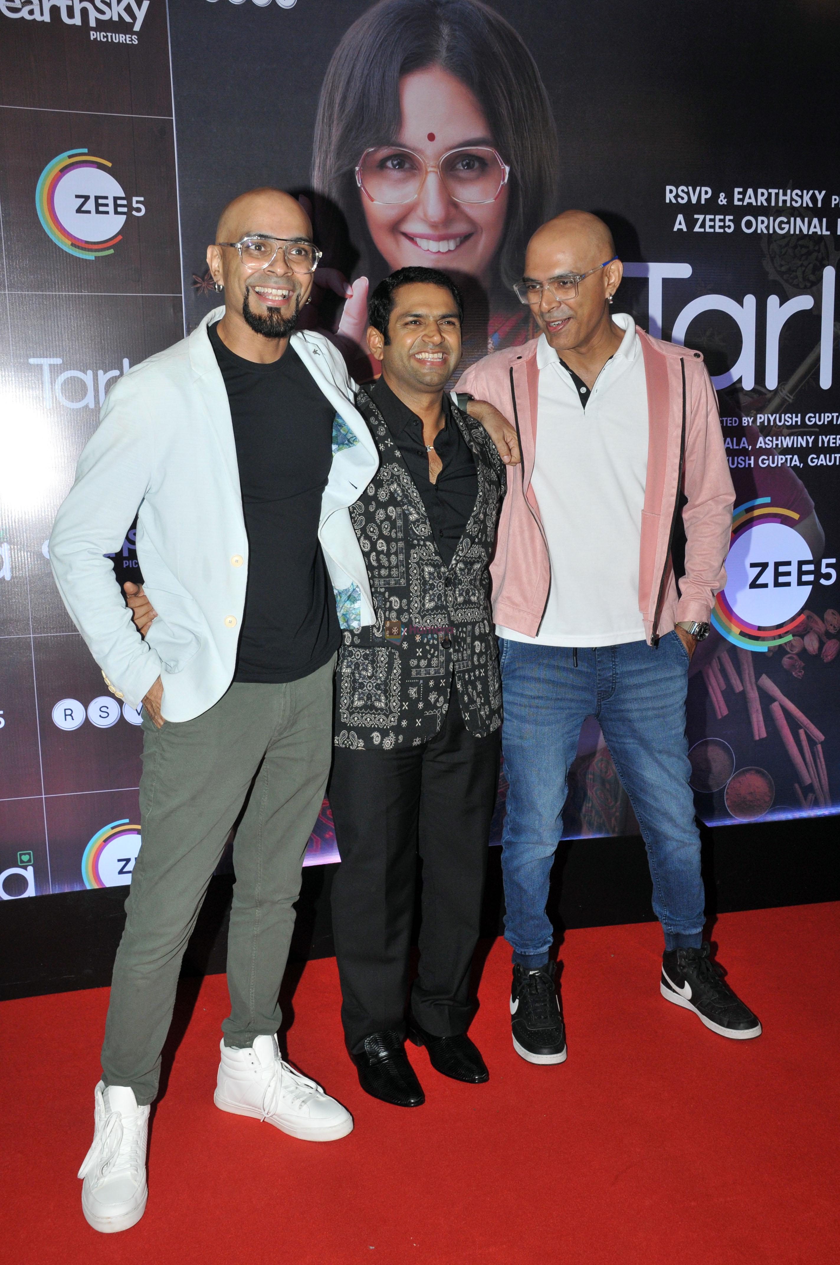 Raghu Ram, Sharib Hashmi, Rajiv Lakshman at the Screening of film Tarla on 6 July 2023