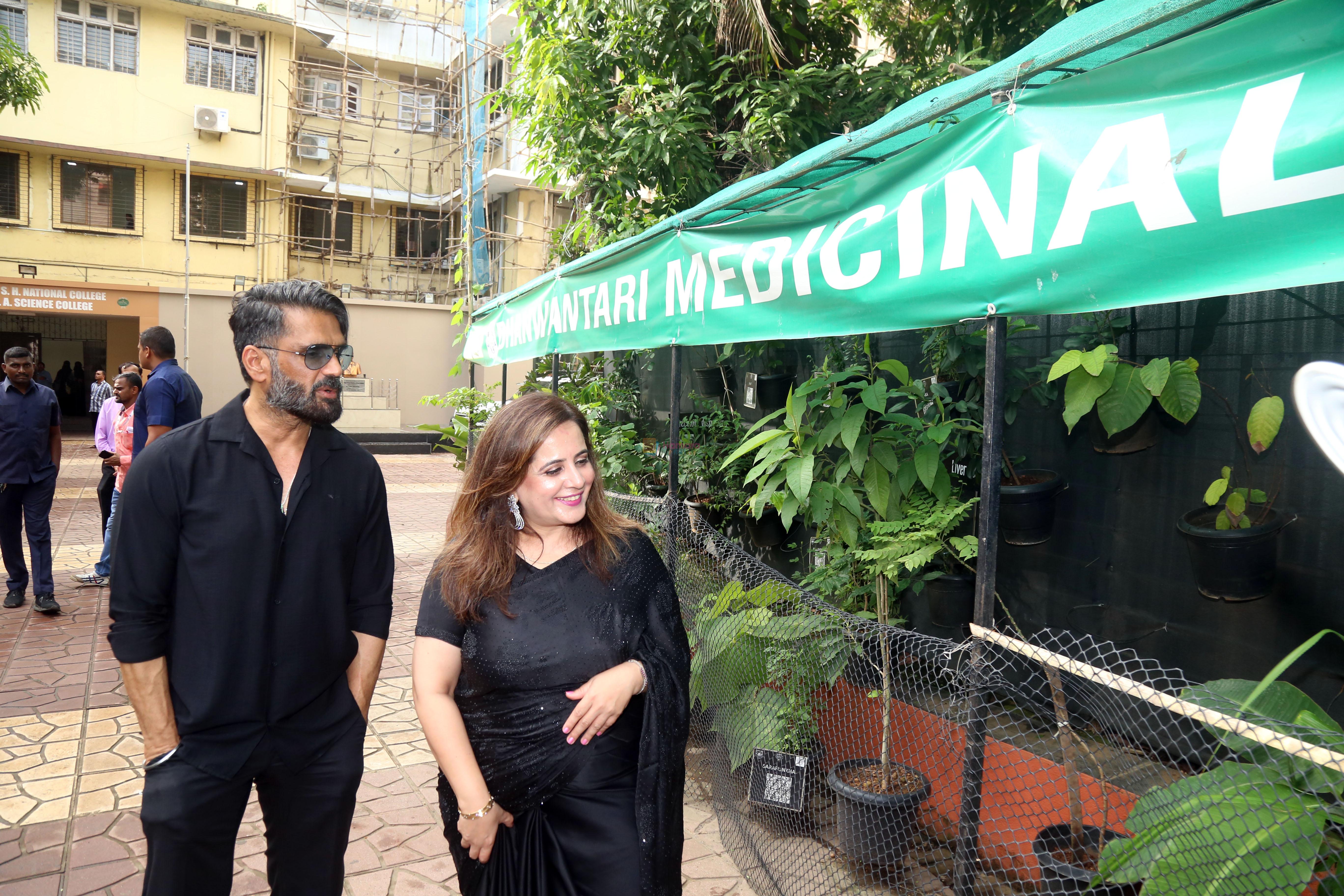 Suniel Shetty, Subhadra Anand at the book launch of Tryst With Koki on 10 July 2023