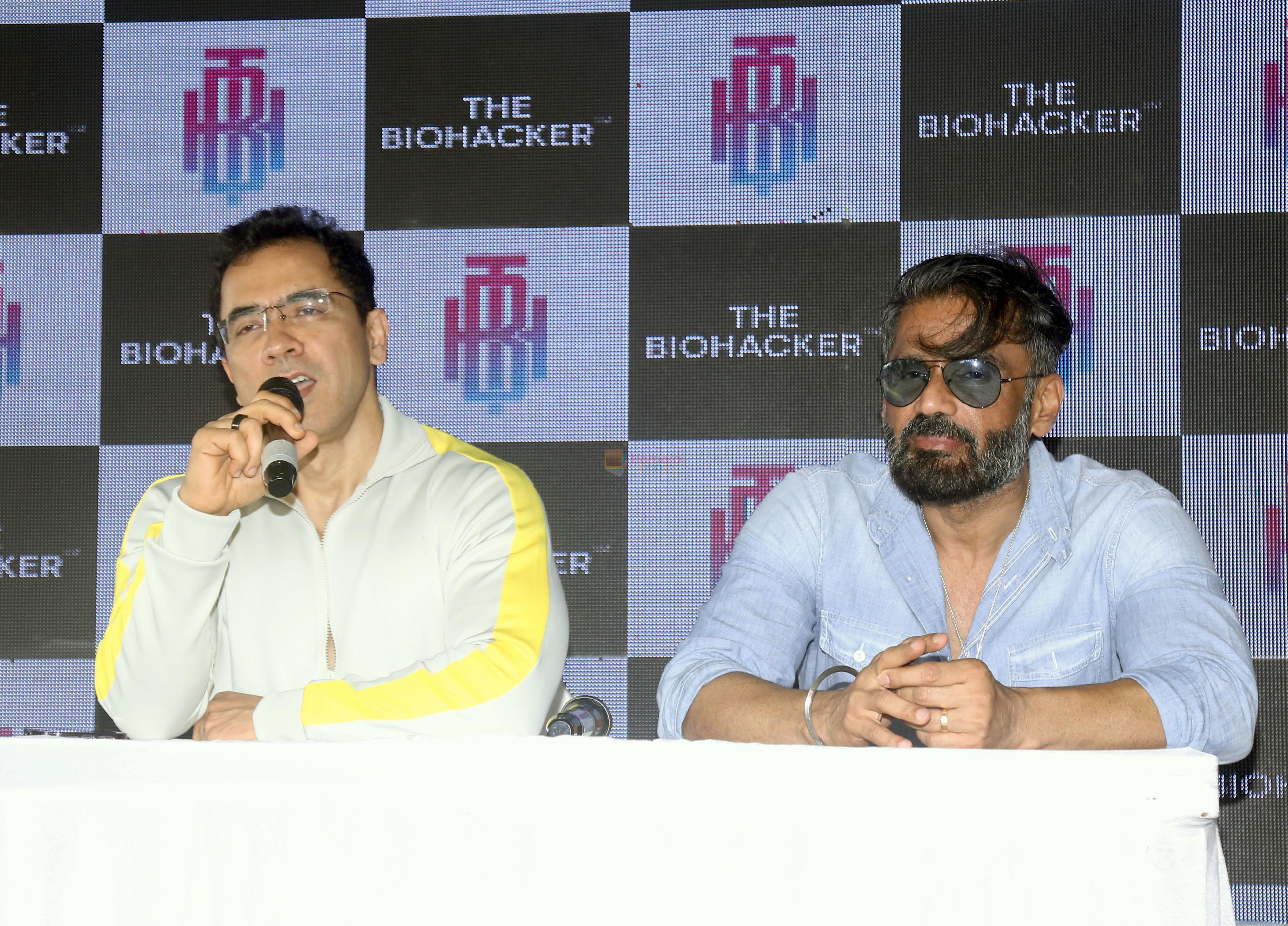 Suniel Shetty attends the Launch of India's First Biohacker Facility on 11 July 2023