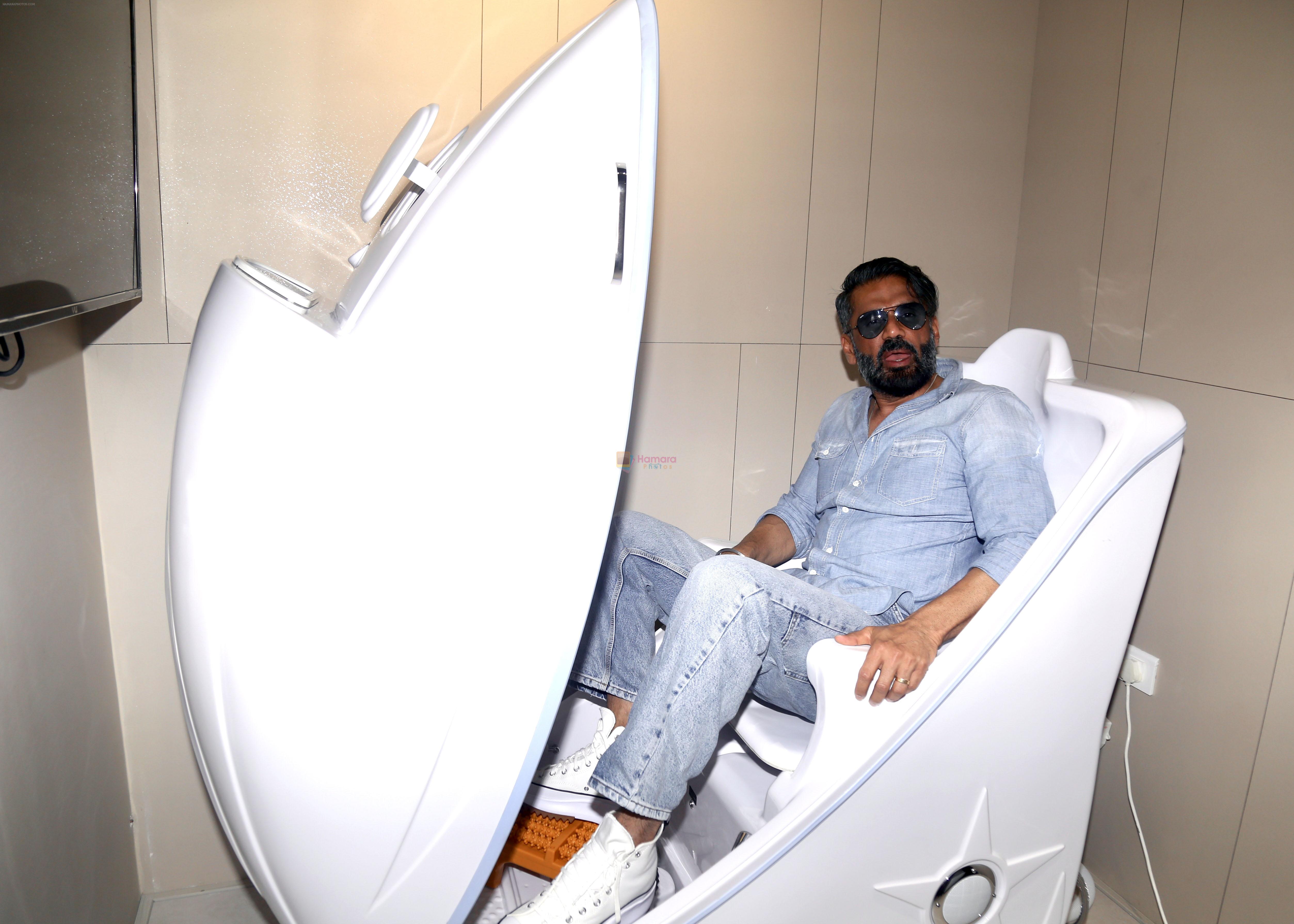 Suniel Shetty attends the Launch of India's First Biohacker Facility on 11 July 2023