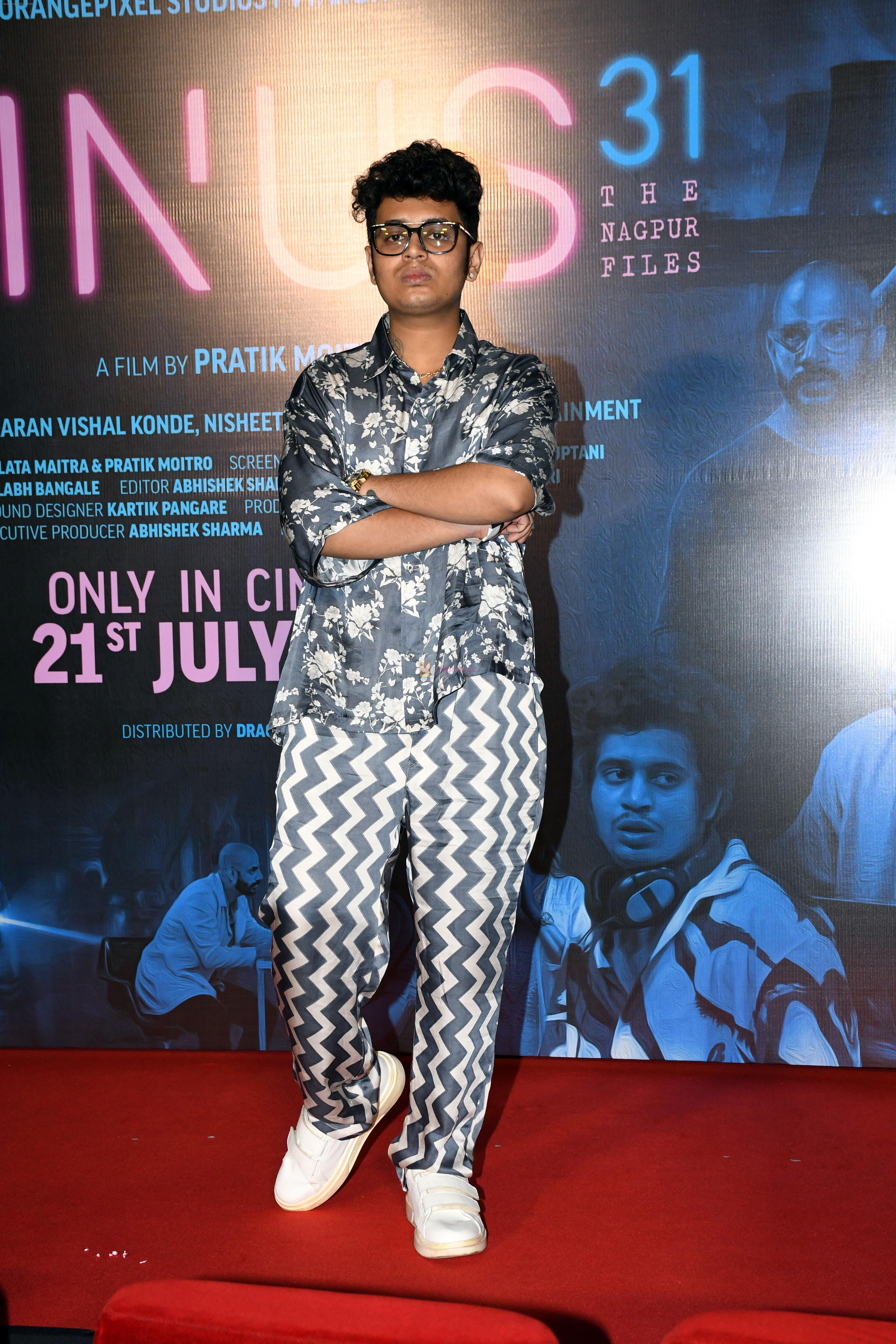 Kaam Bhaari at the trailer launch of film Minus 31 The Nagpur Files on 12 July 2023