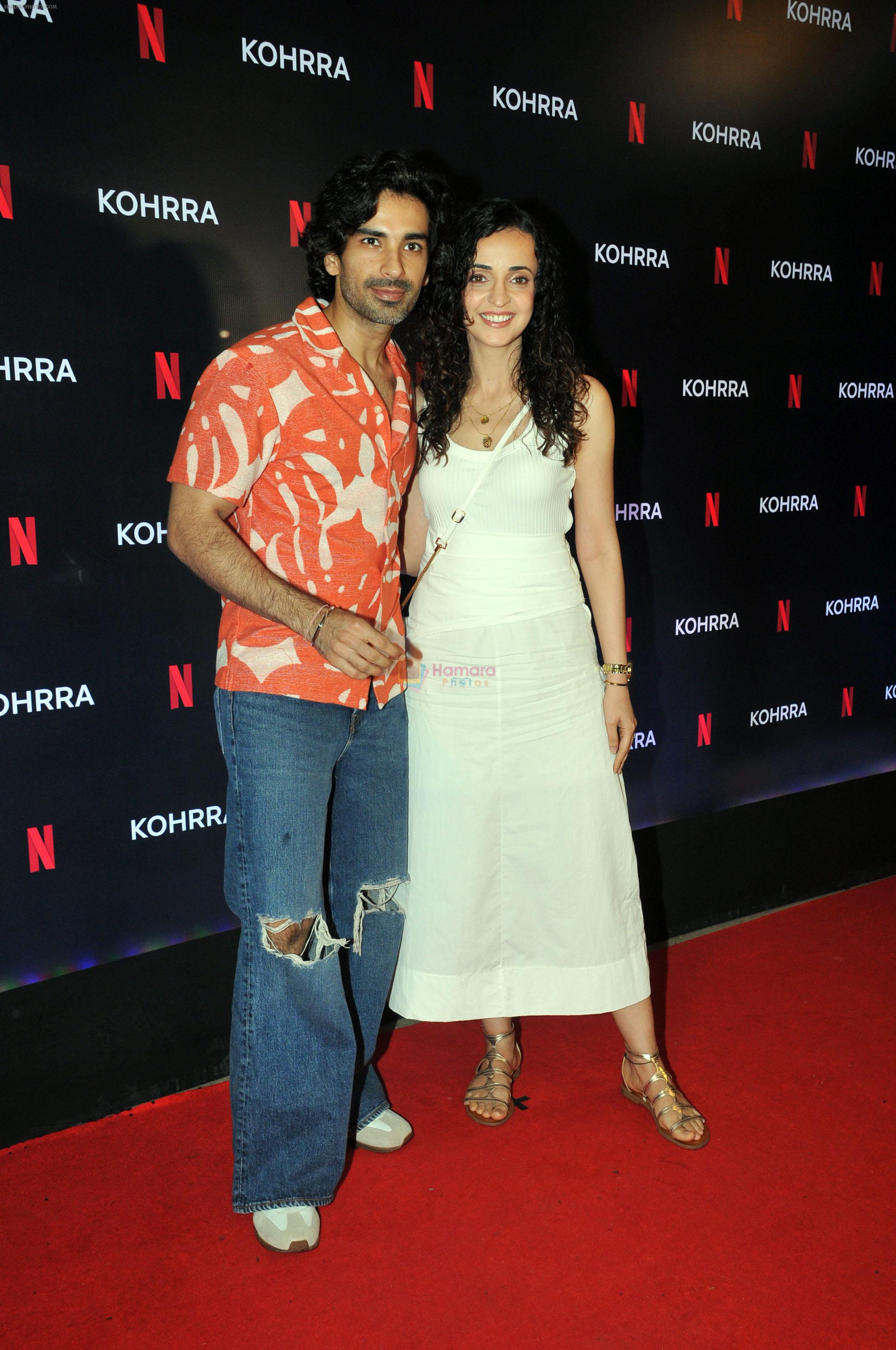 Mohit Sehgal, Sanaya Irani at the premiere of Netflix series Kohrra on 14 July 2023
