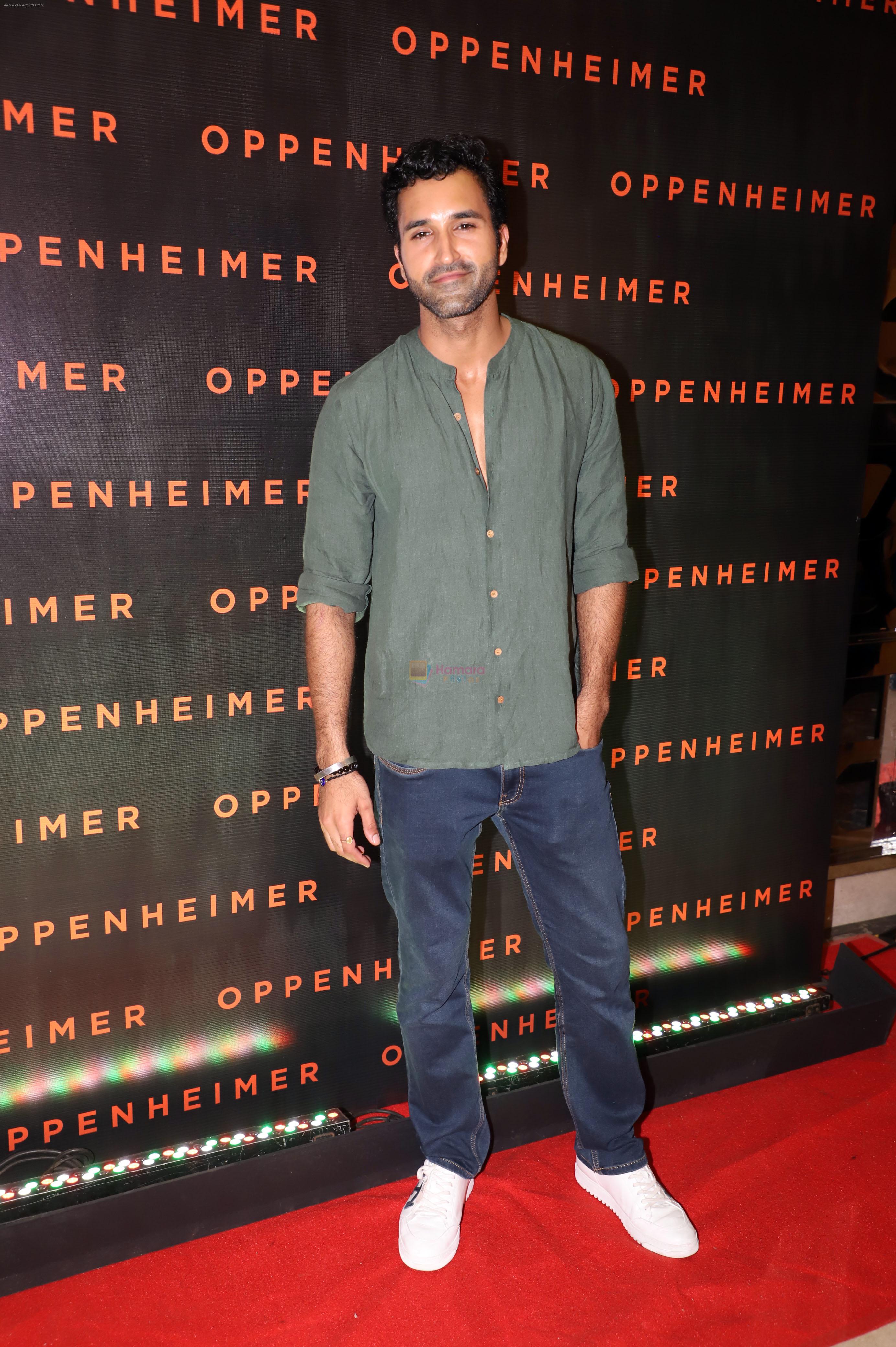Gurfateh Pirzada at the special screening of film Oppenheimer on 19 July 2023