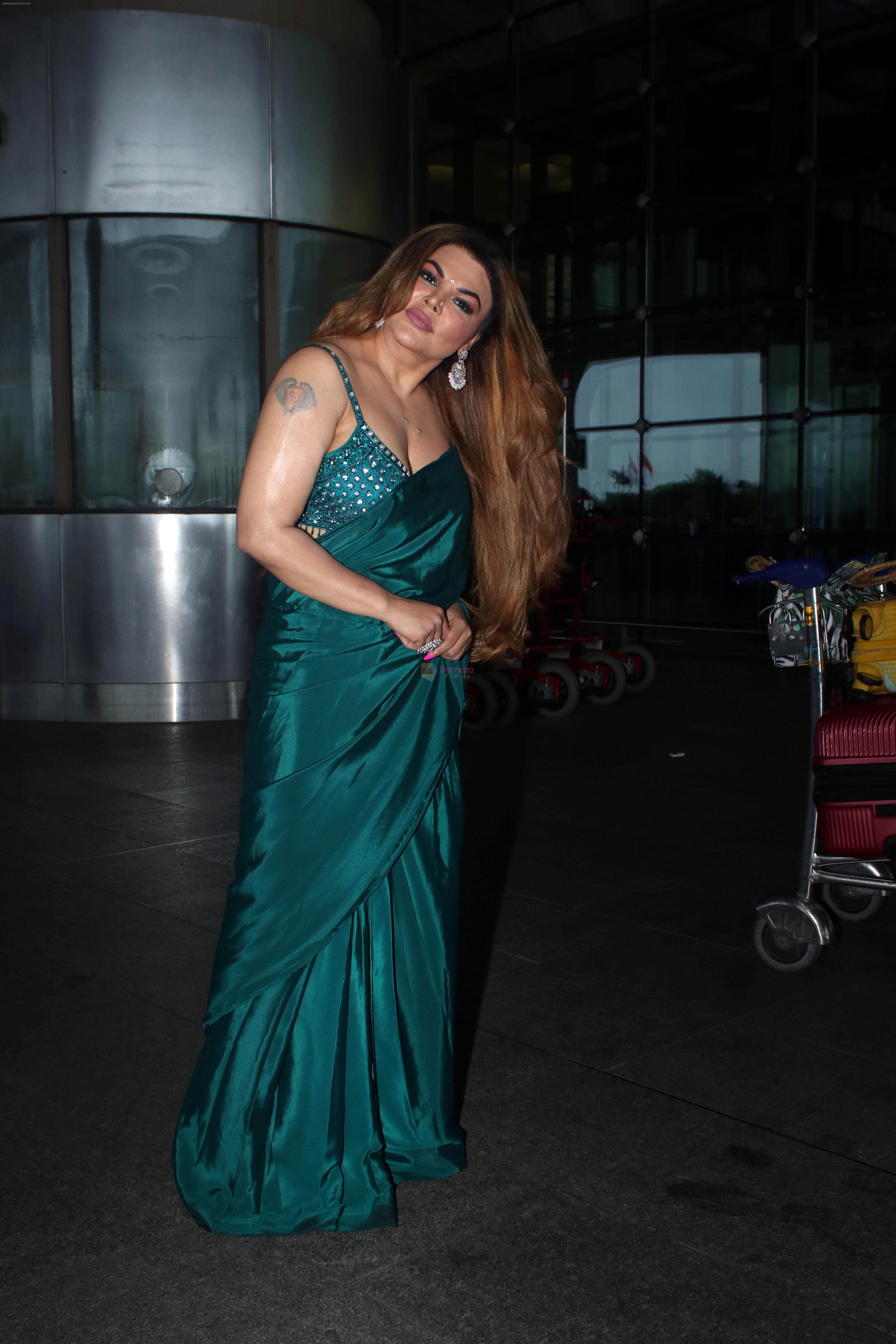 Rakhi Sawant seen at the airport on 19 July 2023
