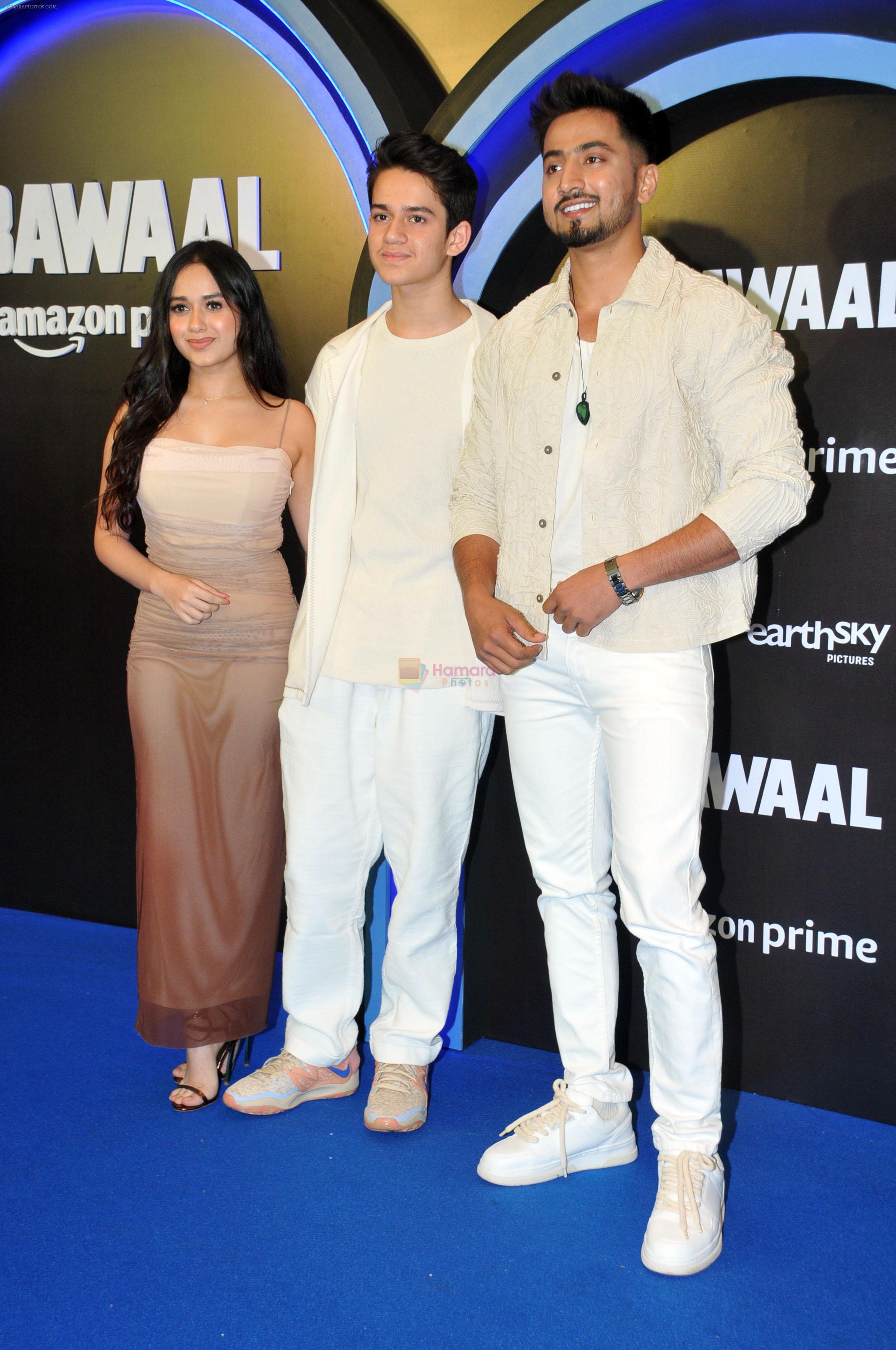 Ayaan Zubair Rahmani, Jannat Zubair Rahmani, Mr. Faisu at Bawaal movie premiere on 18 July 2023