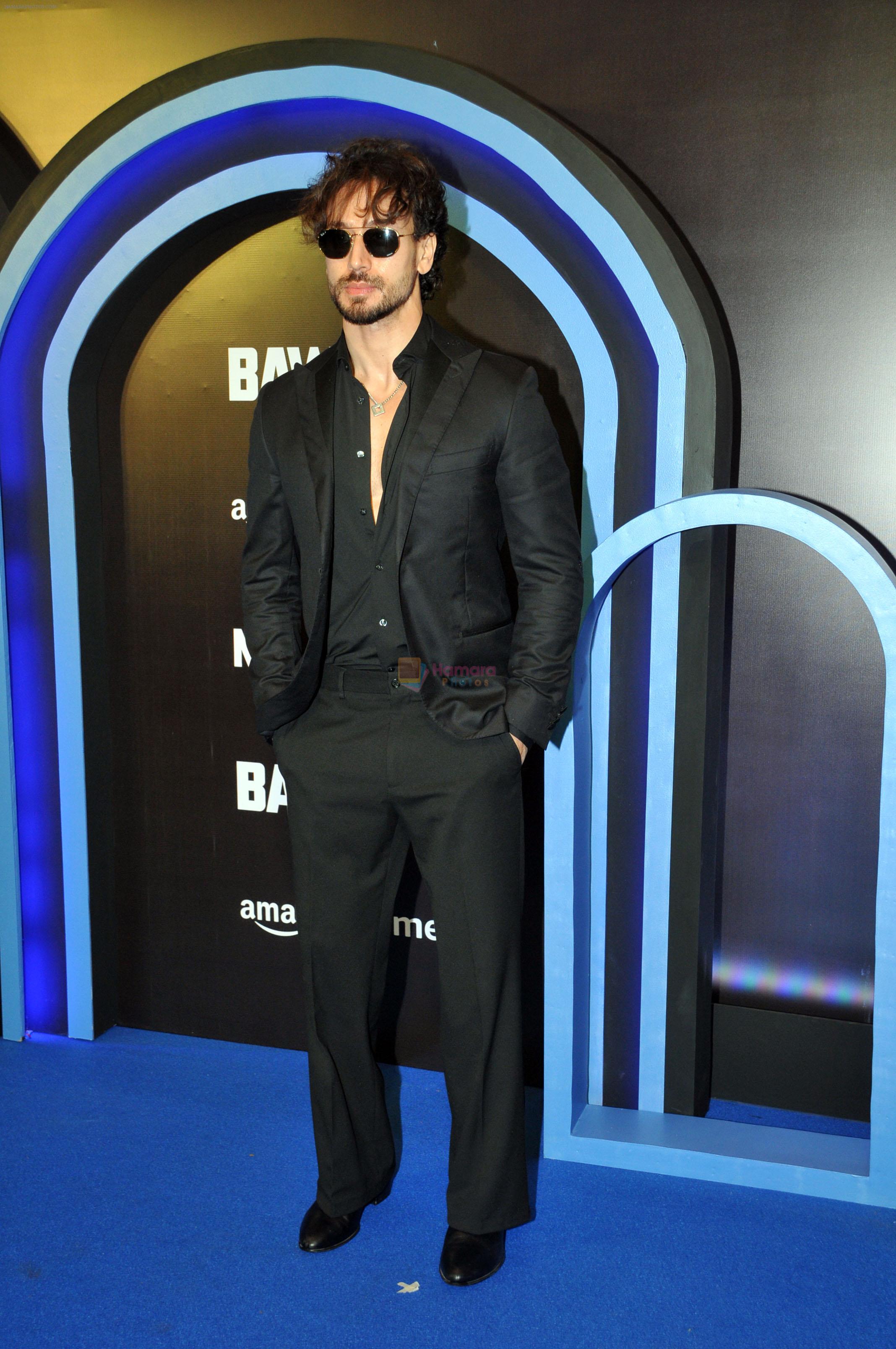 Tiger Shroff at Bawaal movie premiere on 18 July 2023