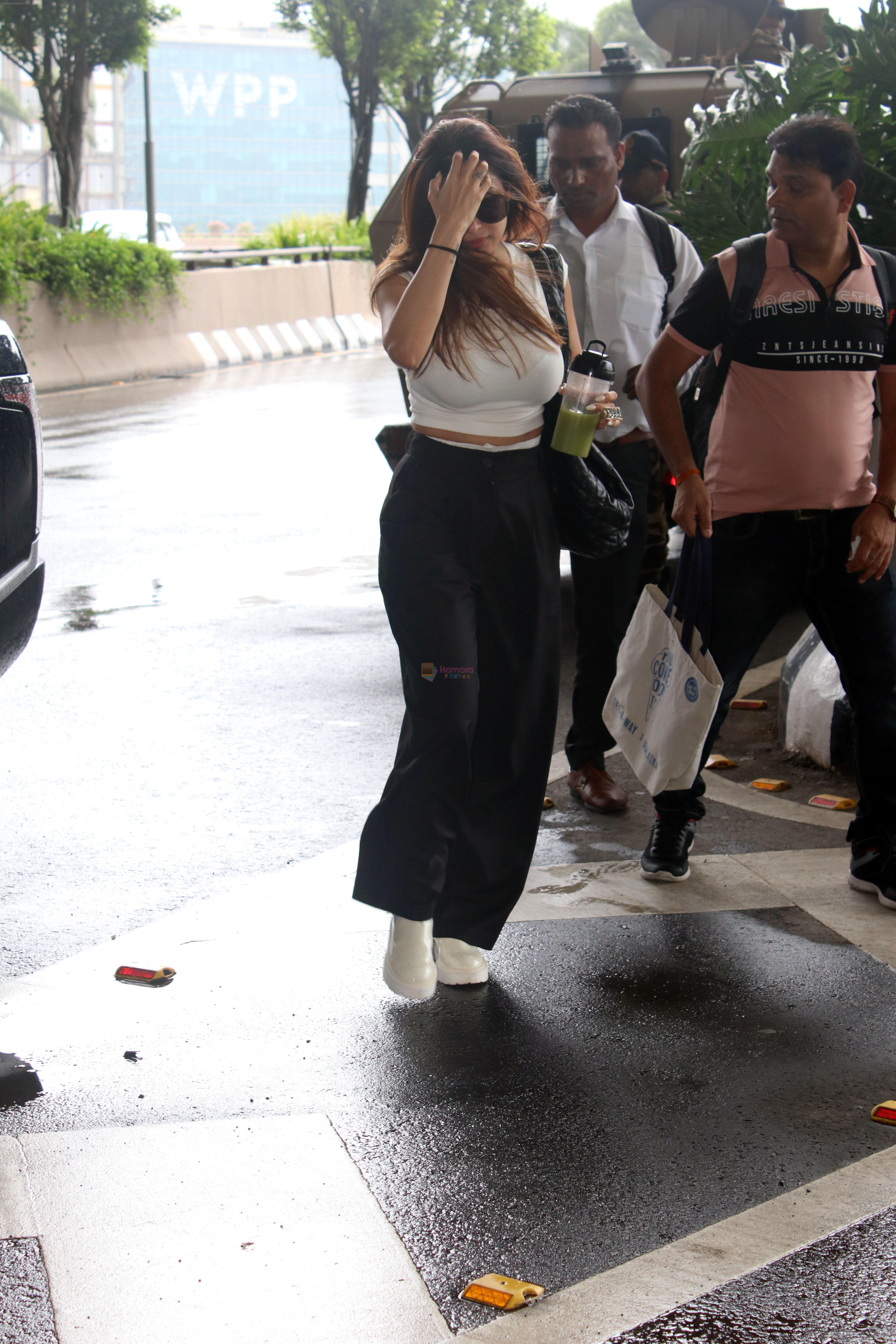 Malaika Arora seen at the airport on 22 July 2023