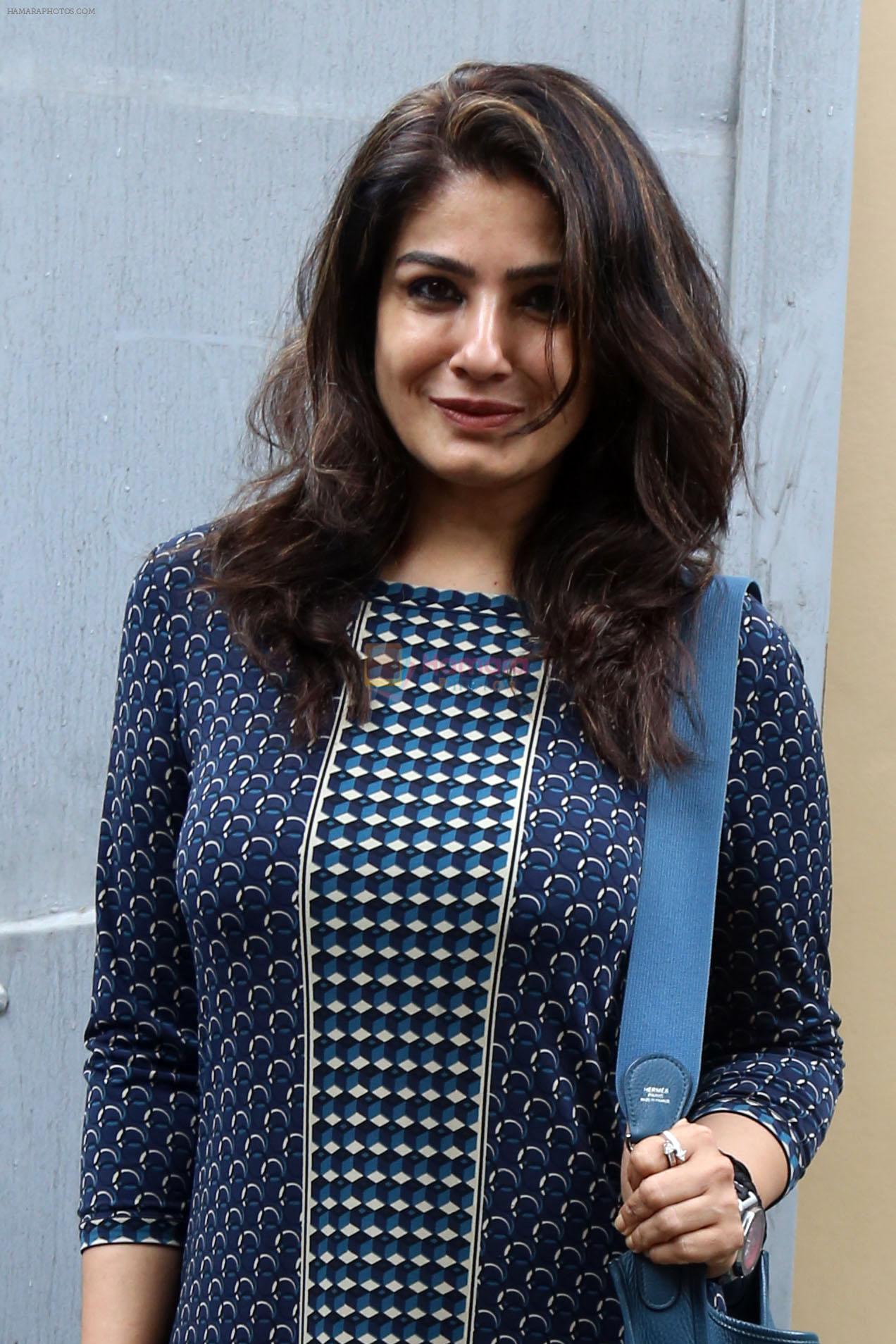 Raveena Tandon seen outside Cafe in Bandra on 24 July 2023