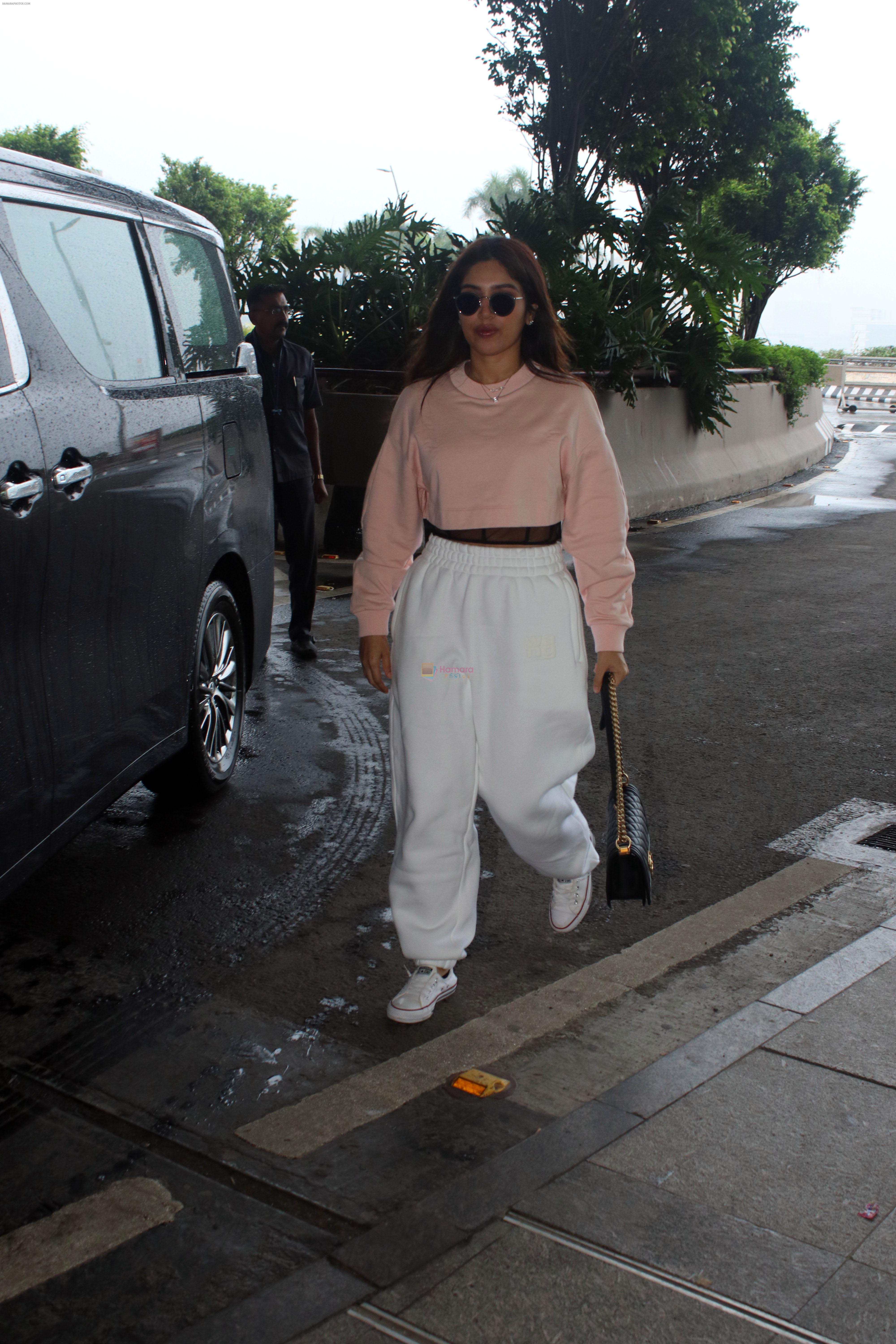 Bhumi Pednekar seen at the airport on 26 July 2023