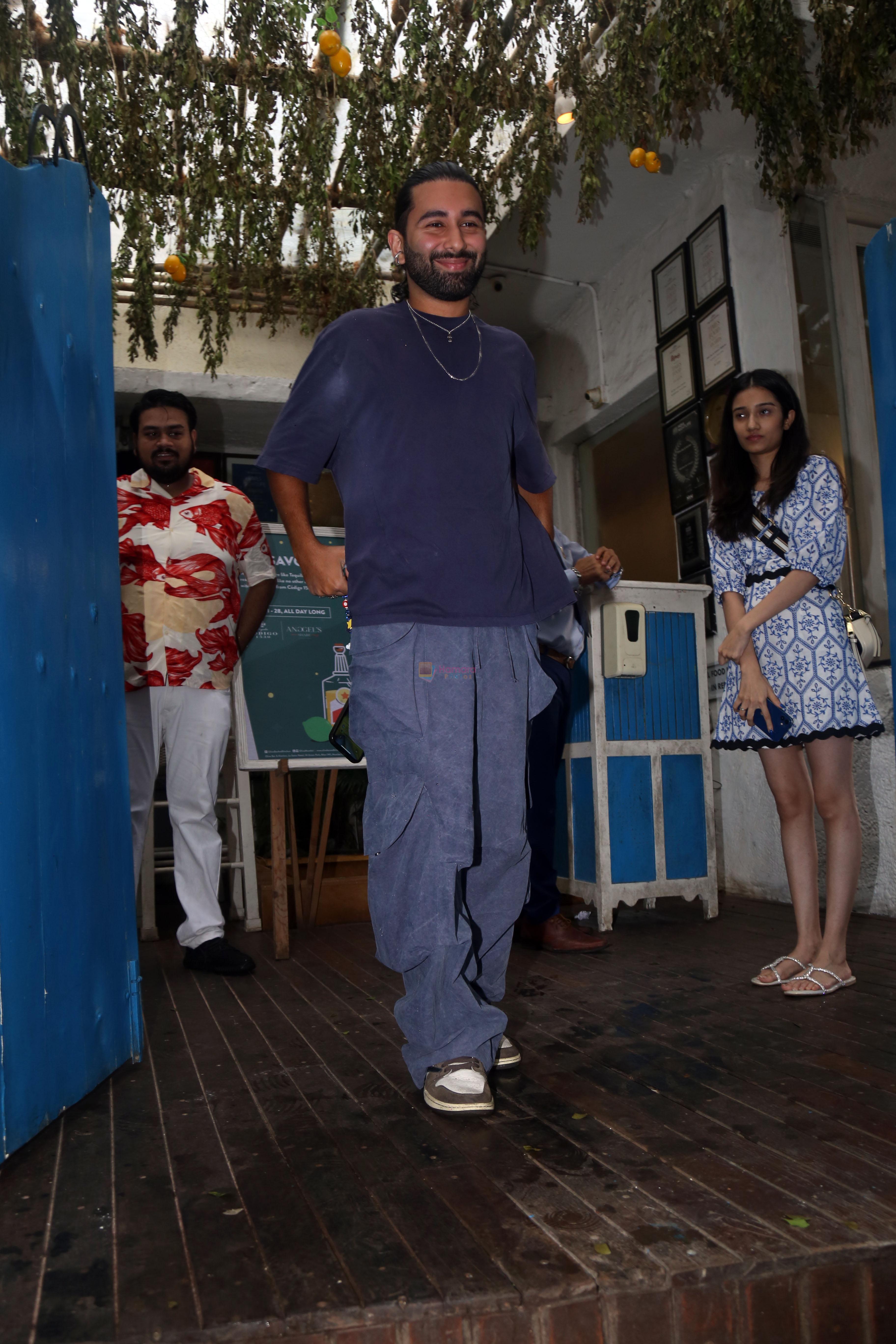 ORRY seen outside Olive Restaurant for lunch in Bandra on 26 July 2023