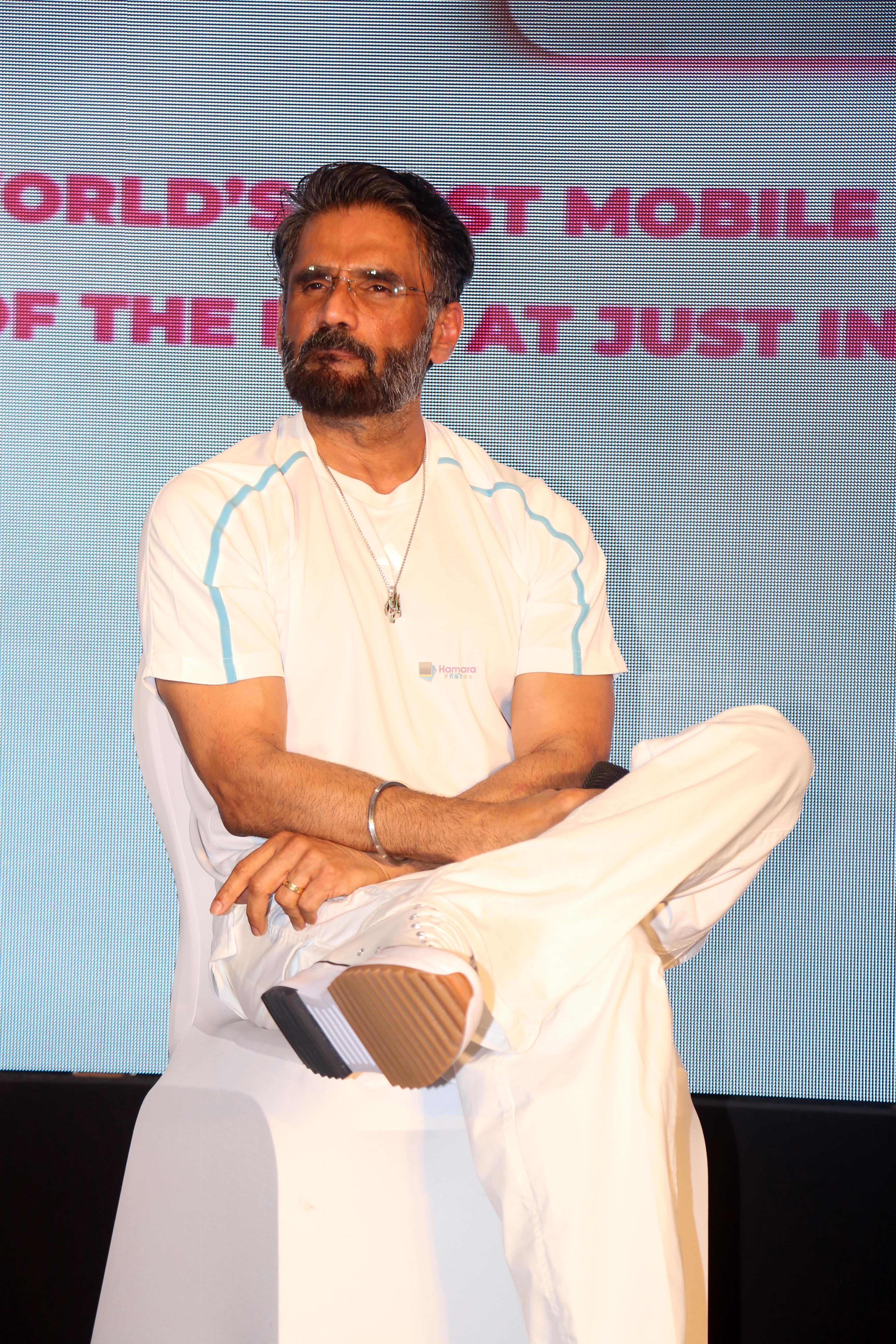 Suniel Shetty at the launch of world first online mental health on 2nd August 2023