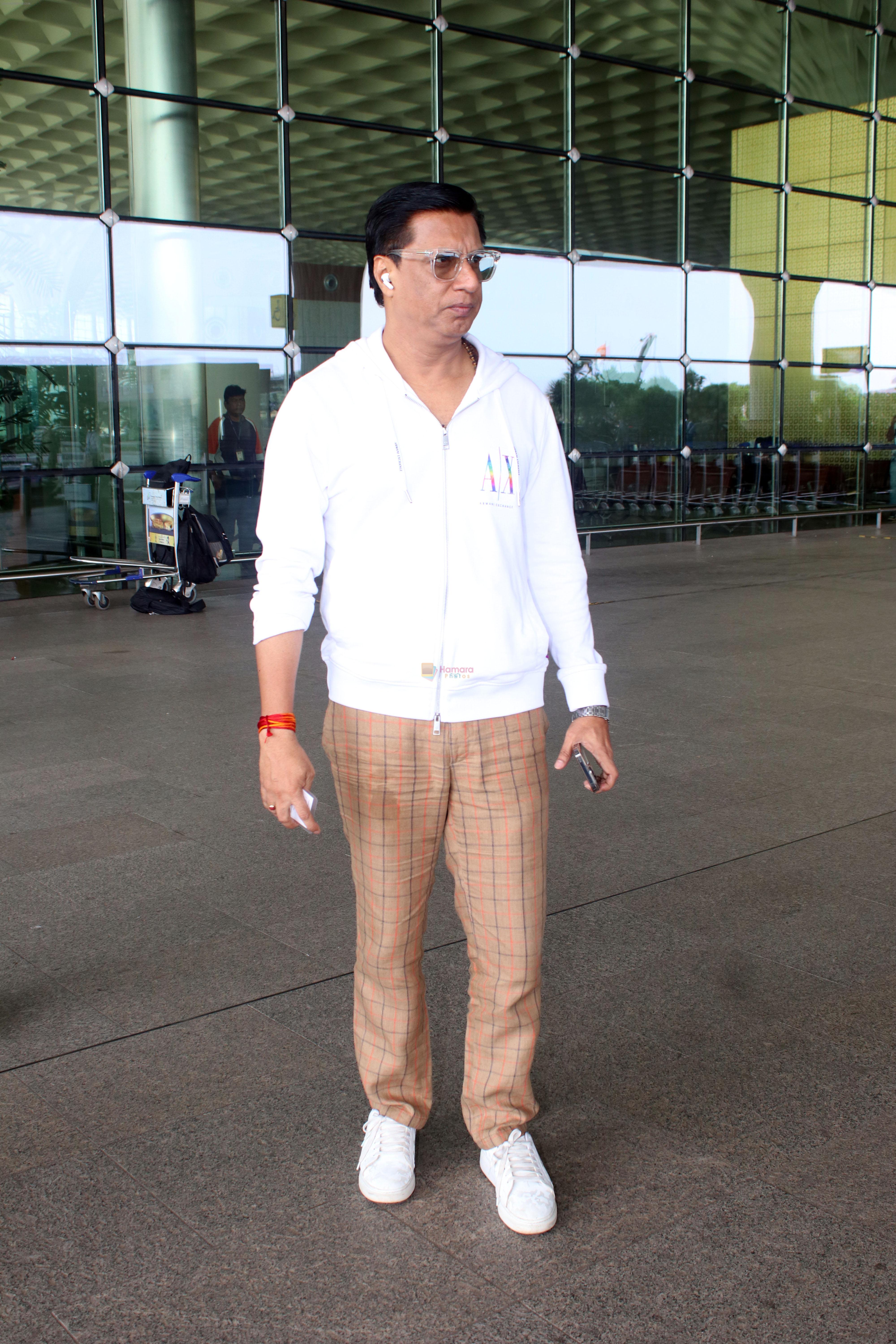 Madhur Bhandarkar seen at the airport on 2 Aug 2023