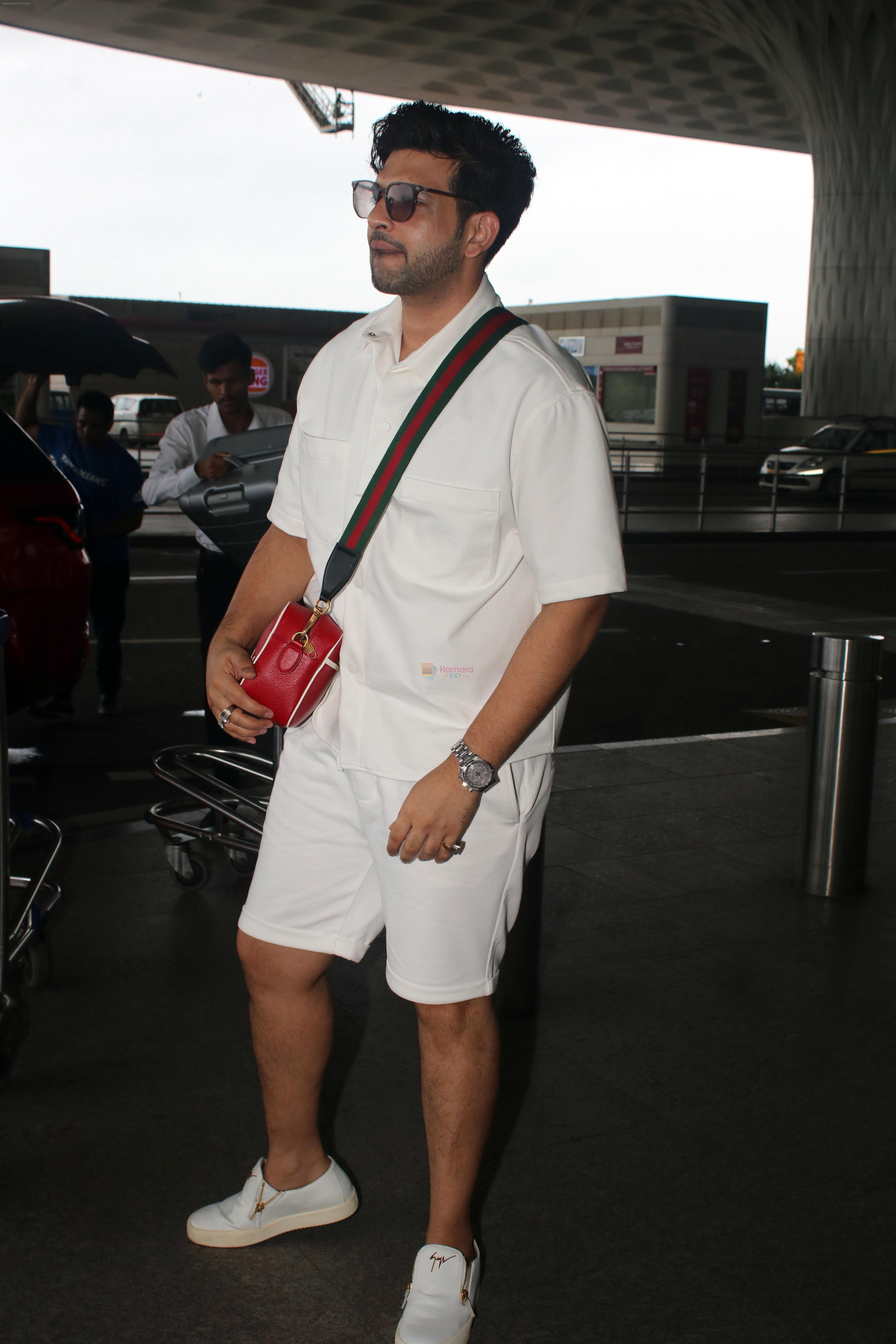 Karan Kundrra seen at the airport on 4th August 2023