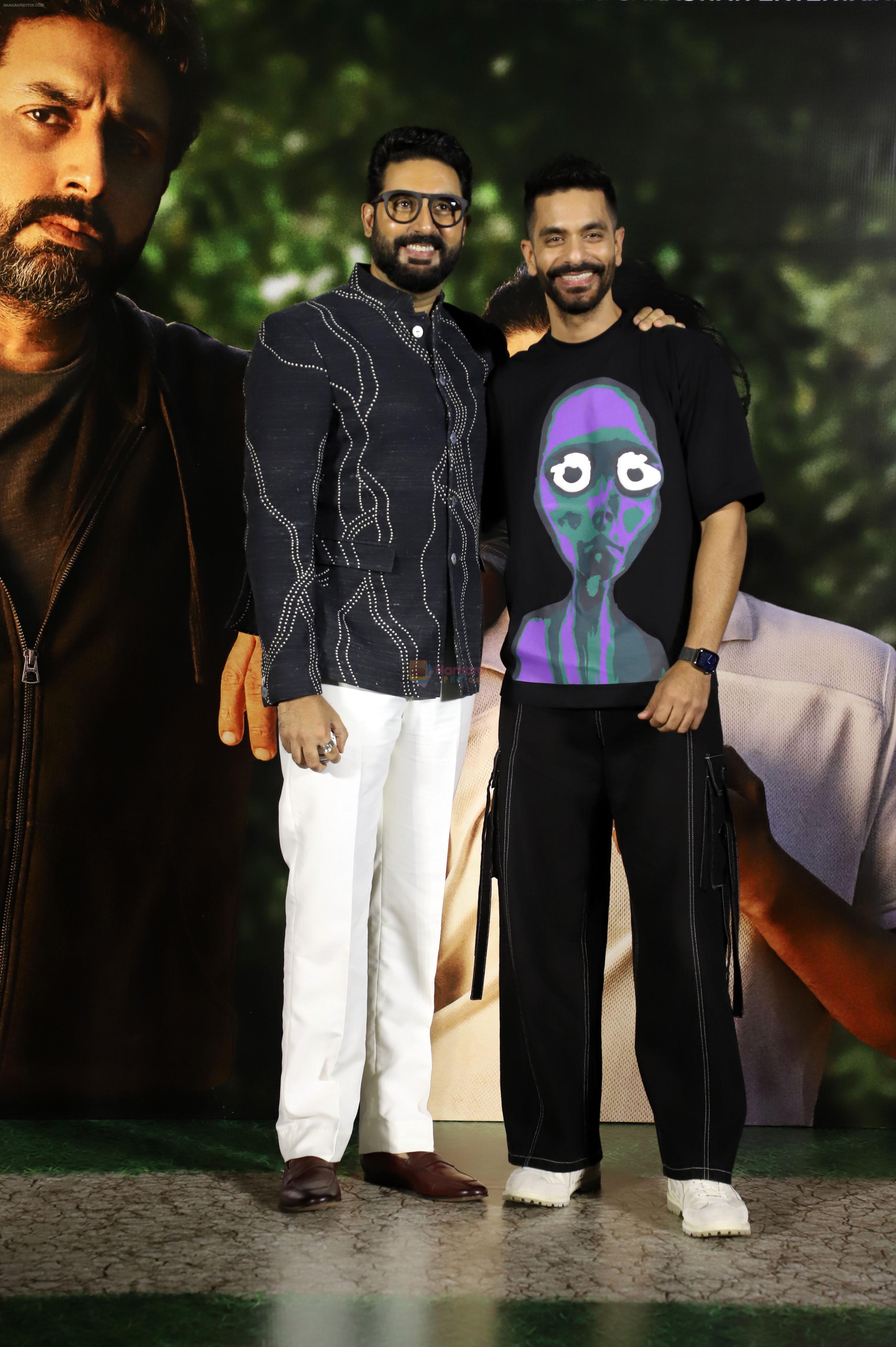 Abhishek Bachchan, Angad Bedi at the Ghoomer Trailer Launch on 4th August 2023