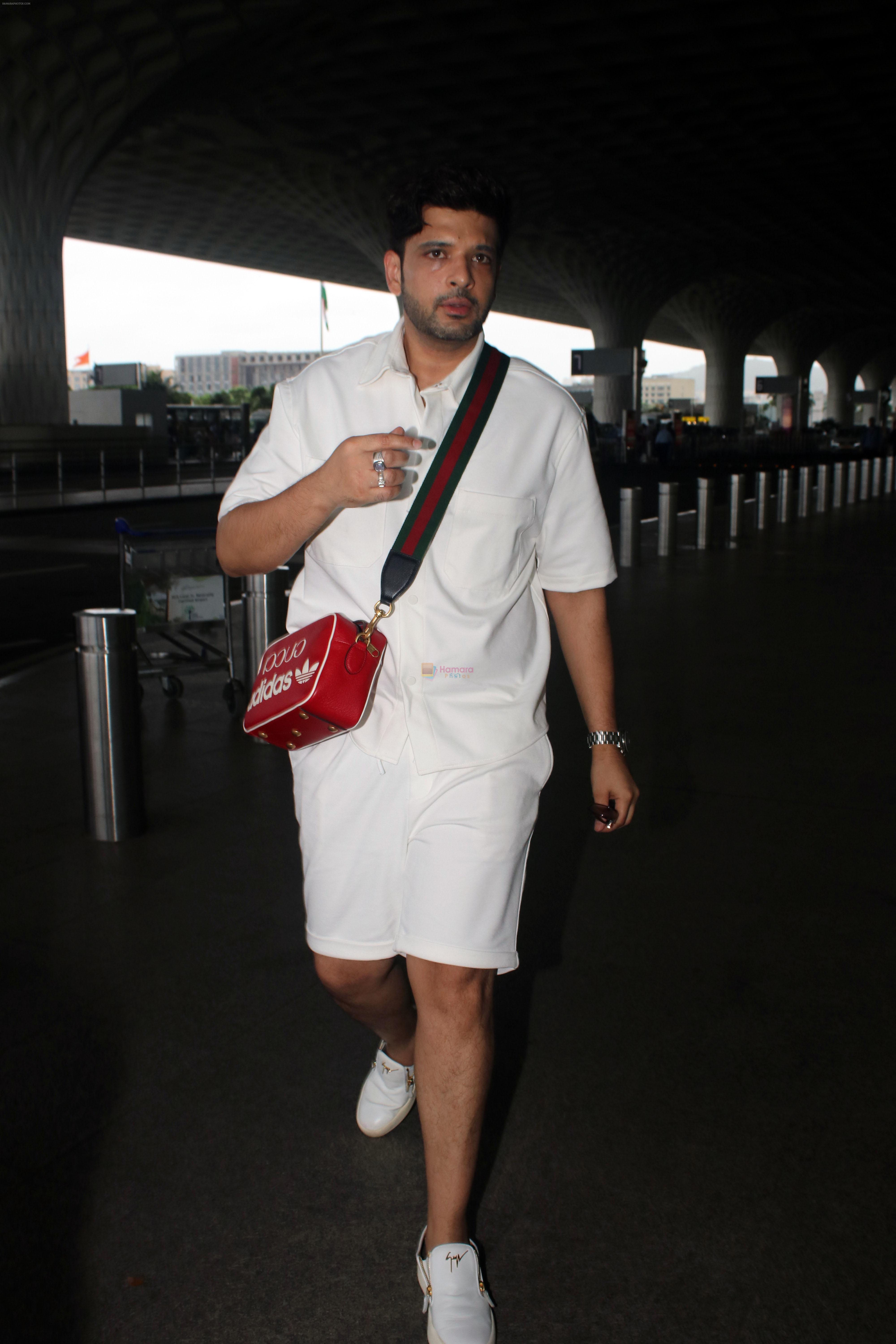 Karan Kundrra seen at the airport on 4th August 2023