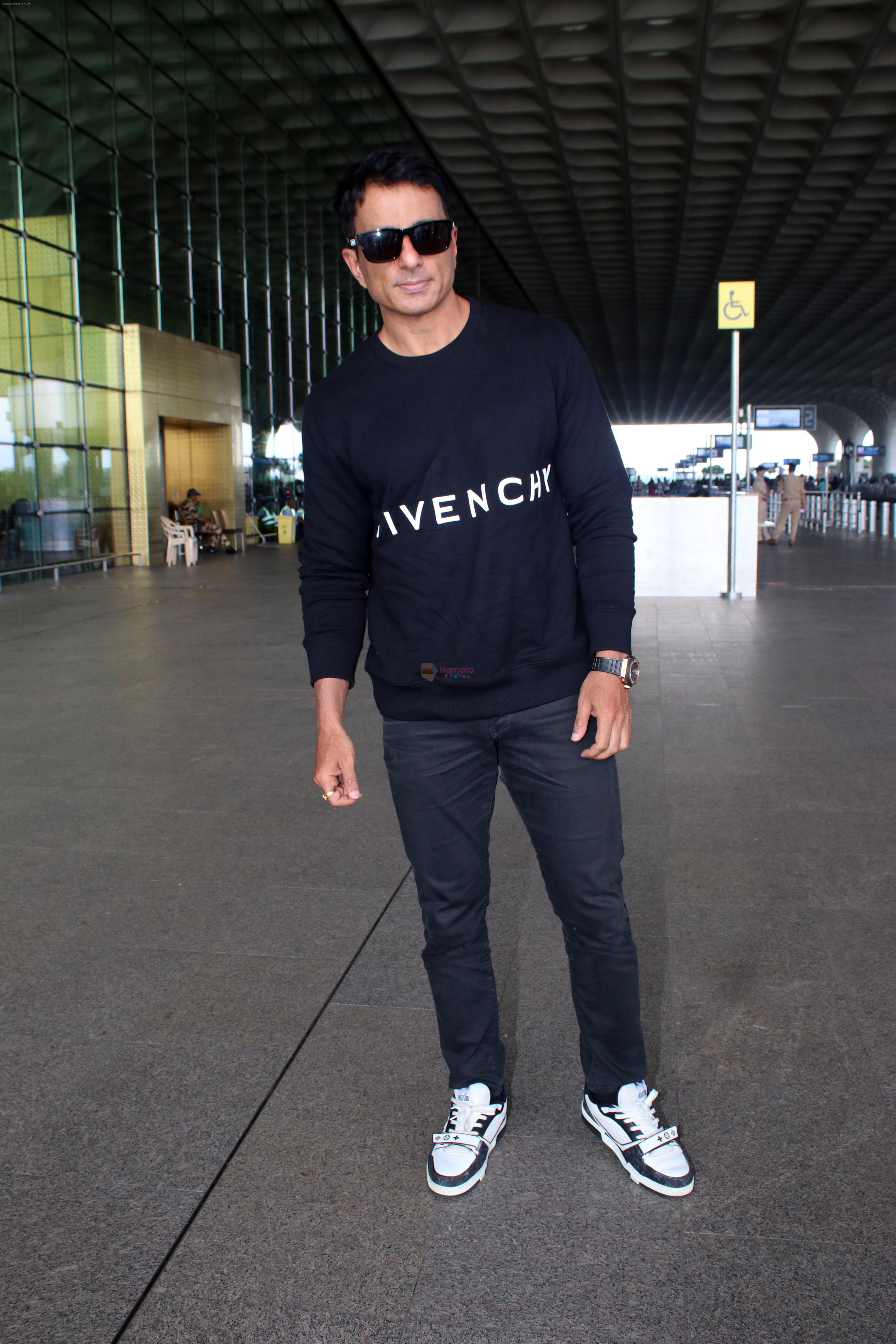 Sonu Sood seen at the airport on 5th August 2023