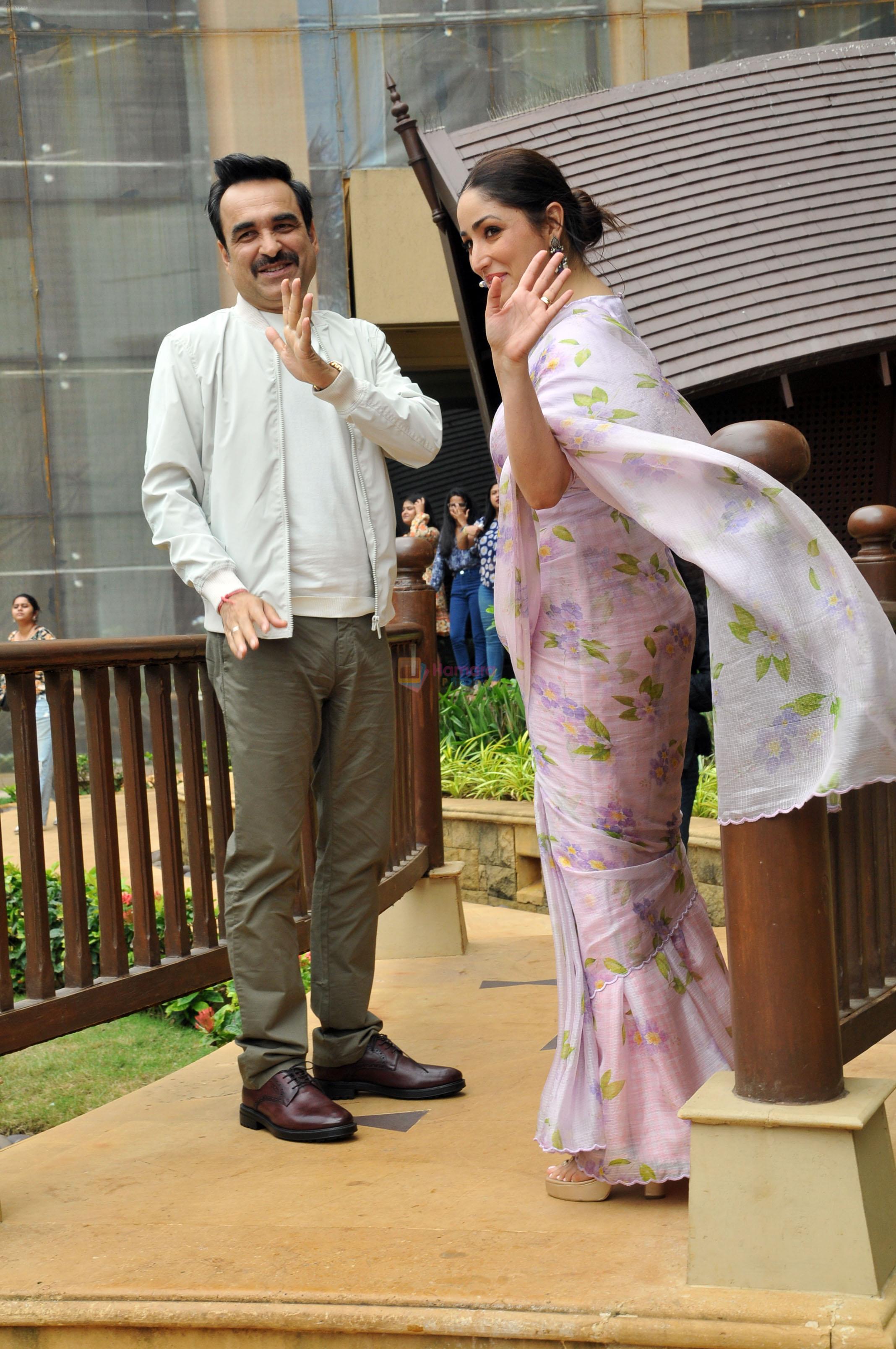 Yami Gautam and Pankaj Tripathi Spotted In Juhu For Promotion Of OMG2 on 8th August 2023