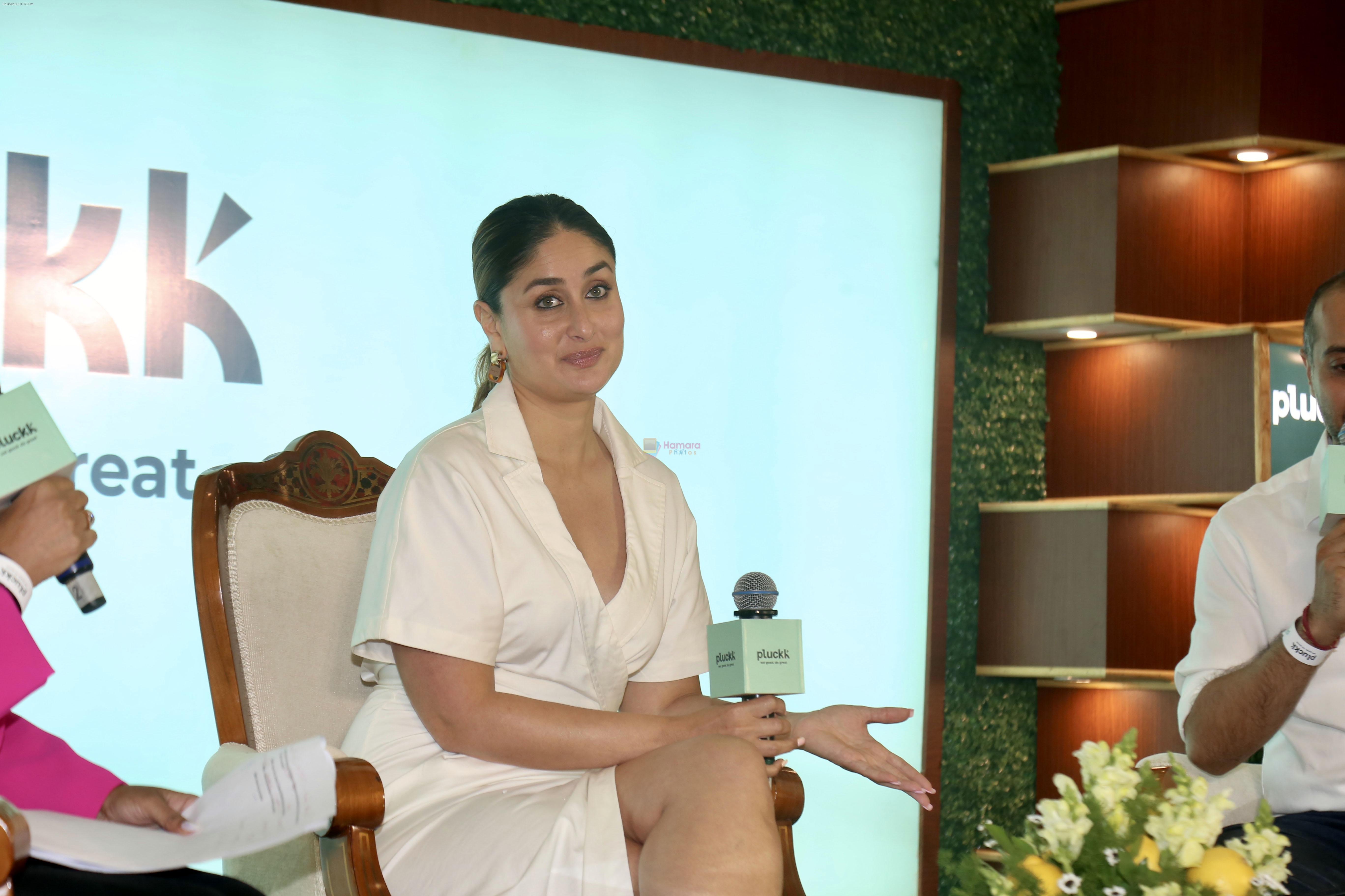 Kareena Kapoor at the press conference promoting Pluckk India leading foodtech D2C Company on 9th August 2023