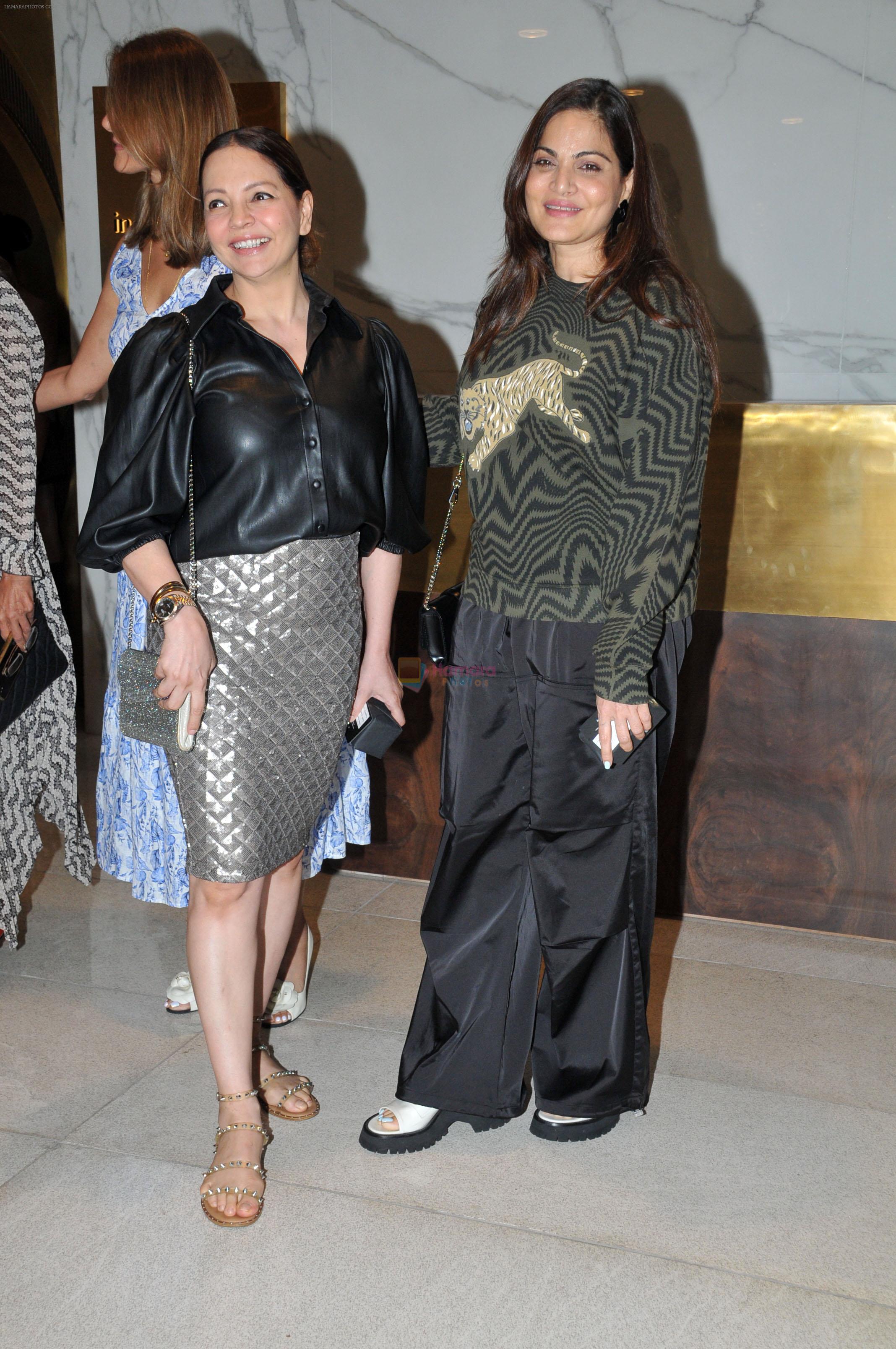 Alvira Khan Agnihotri, Deanne Pandey on the Red Carpet of Indian Accent on 9th August 2023