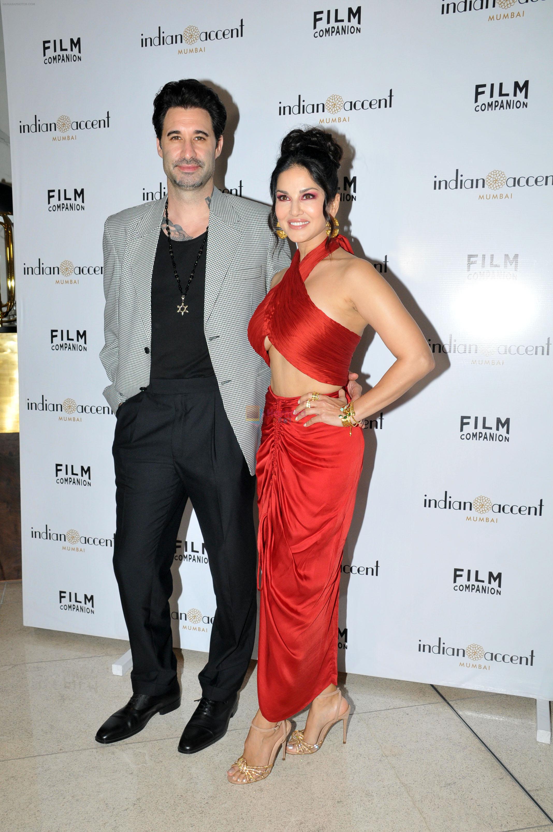 Daniel Weber, Sunny Leone on the Red Carpet of Indian Accent on 9th August 2023