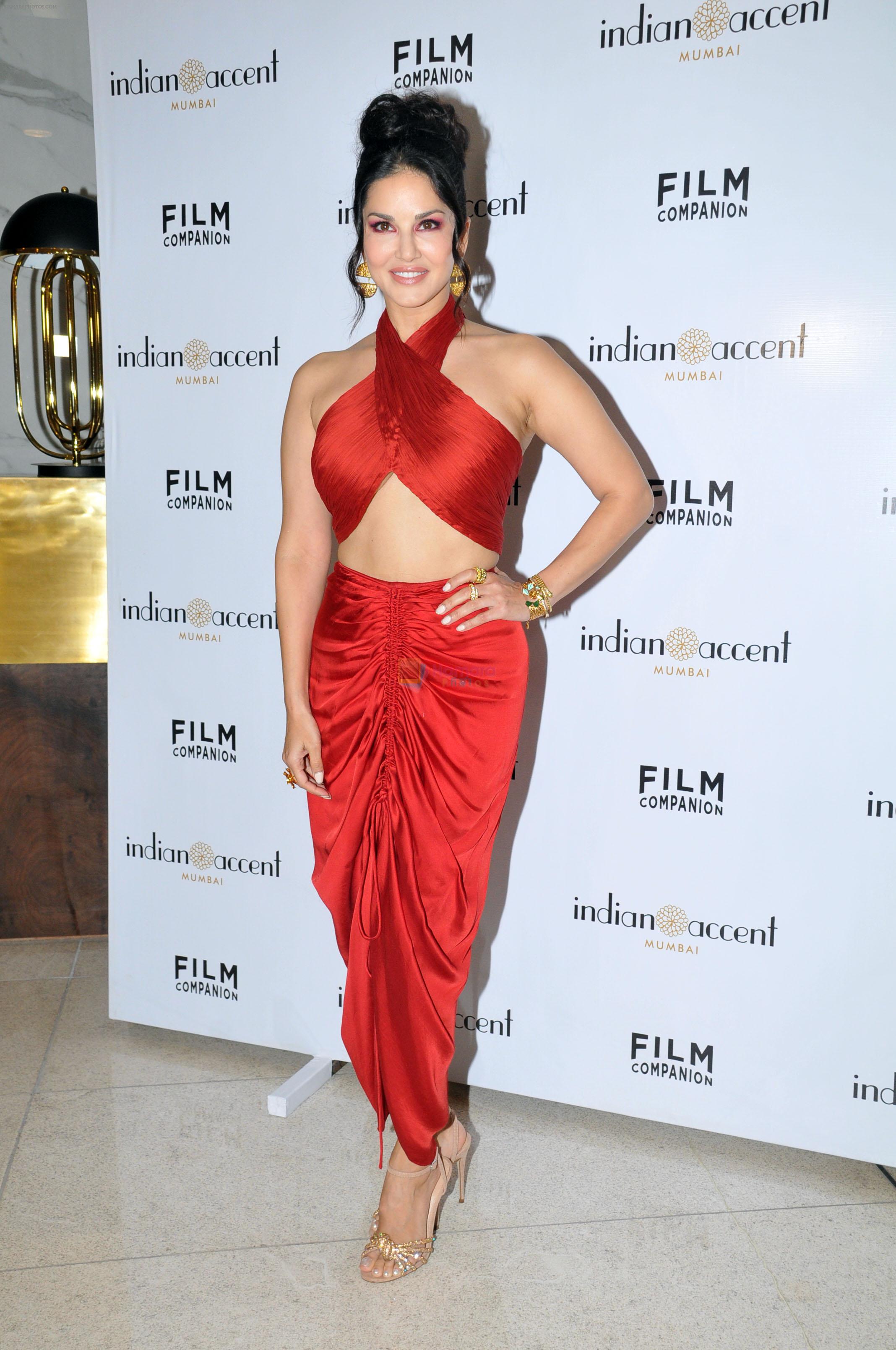 Sunny Leone on the Red Carpet of Indian Accent on 9th August 2023
