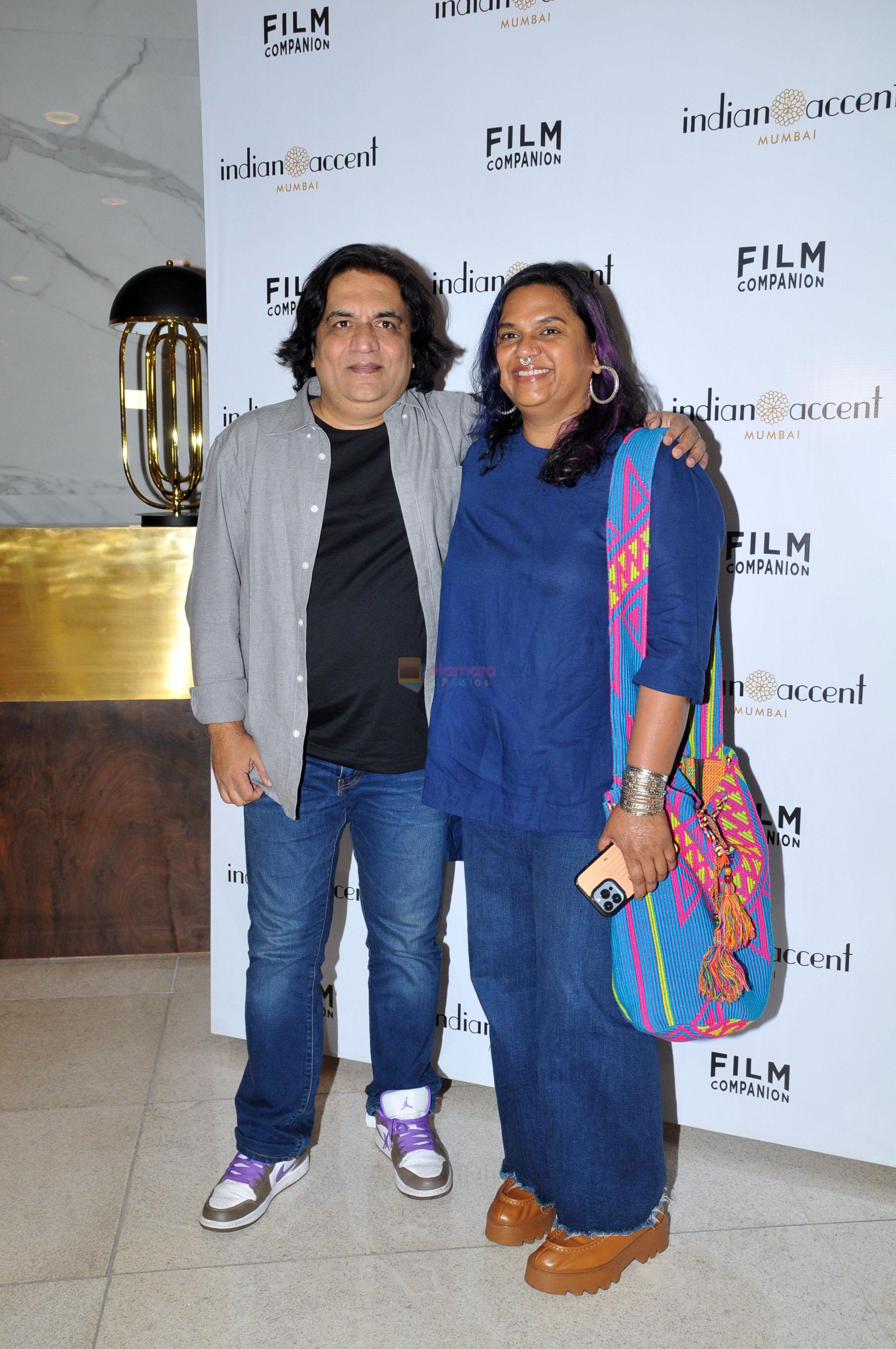 Smriti Kiran, Swanand Kirkire on the Red Carpet of Indian Accent on 9th August 2023