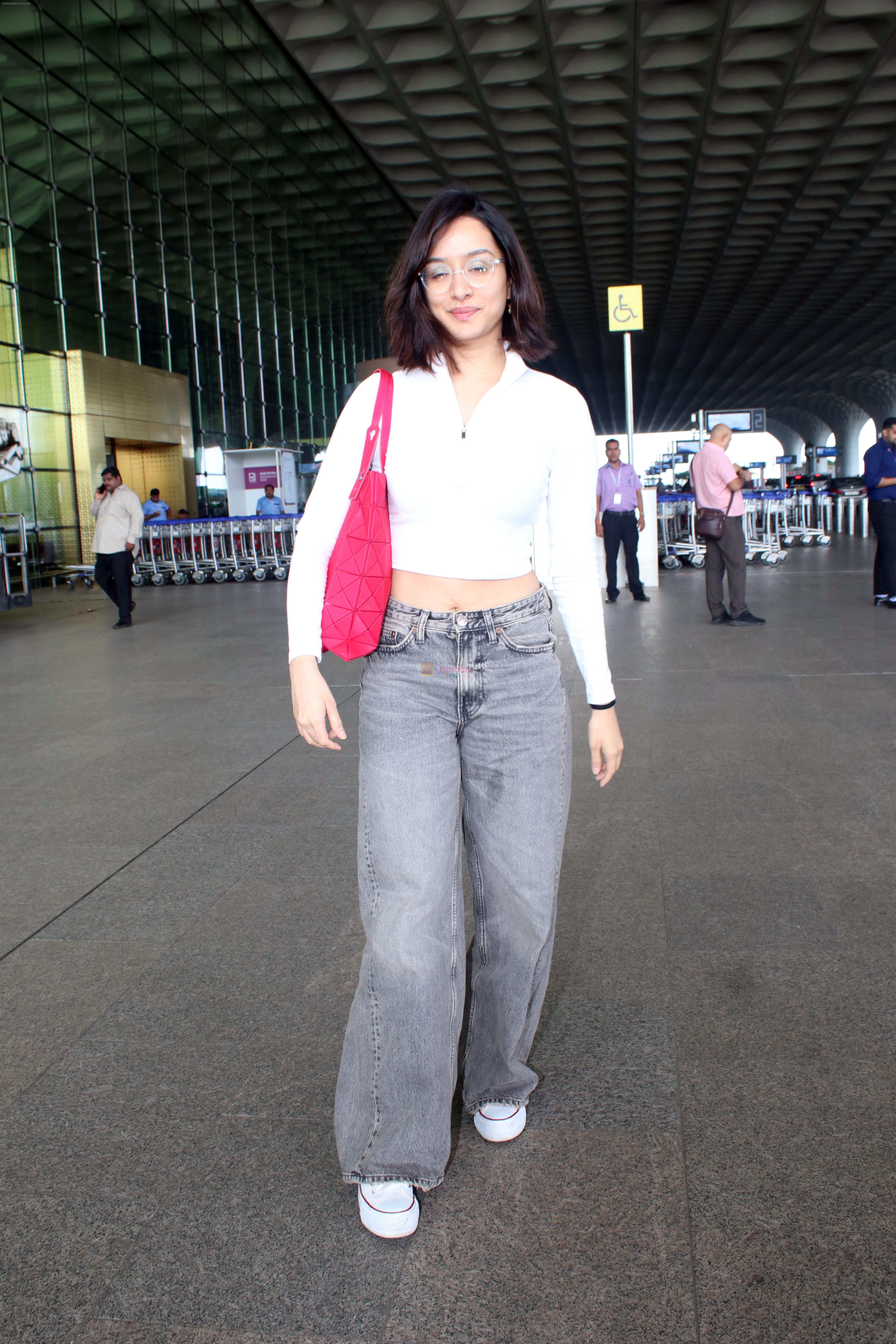Shraddha Kapoor spotted at the Airport departure on 11th August 2023