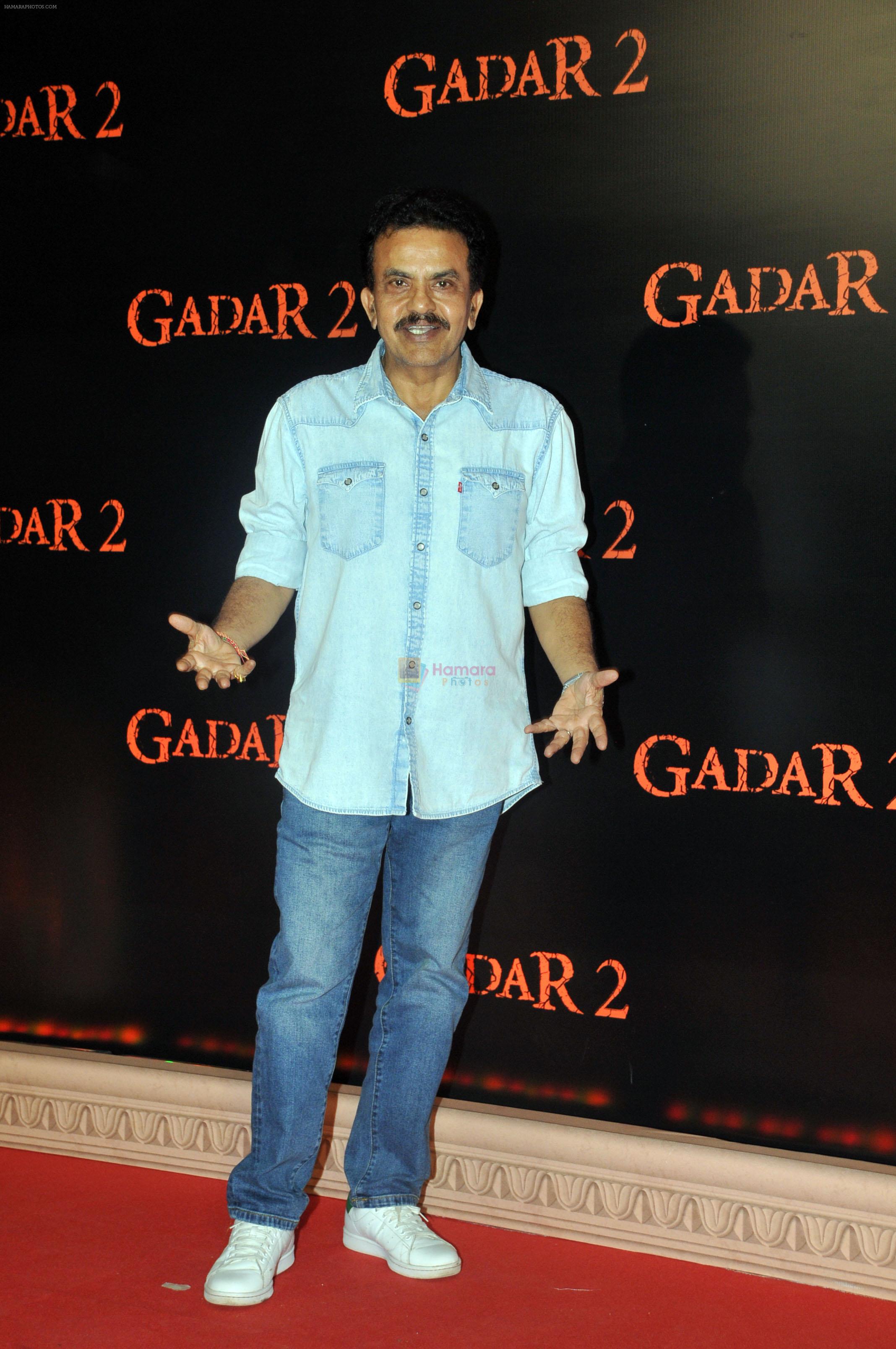 Sanjay Nirupam at the Grand Premiere of Film Gadar 2 on 11th August 2023