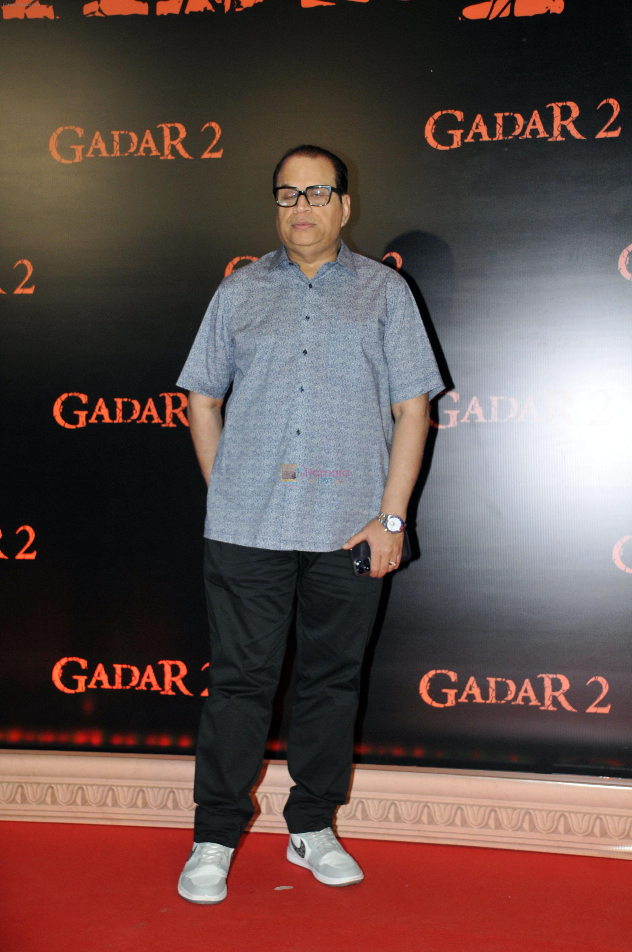 Ramesh Taurani at the Grand Premiere of Film Gadar 2 on 11th August 2023
