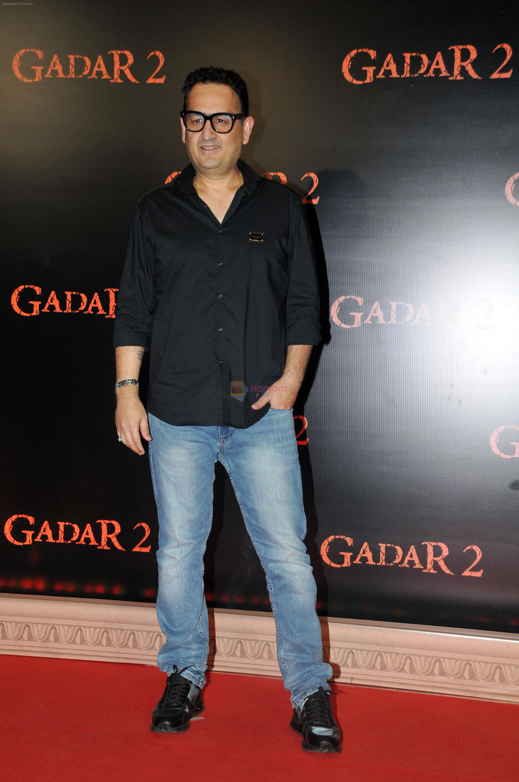 Vinod Bhanushali at the Grand Premiere of Film Gadar 2 on 11th August 2023