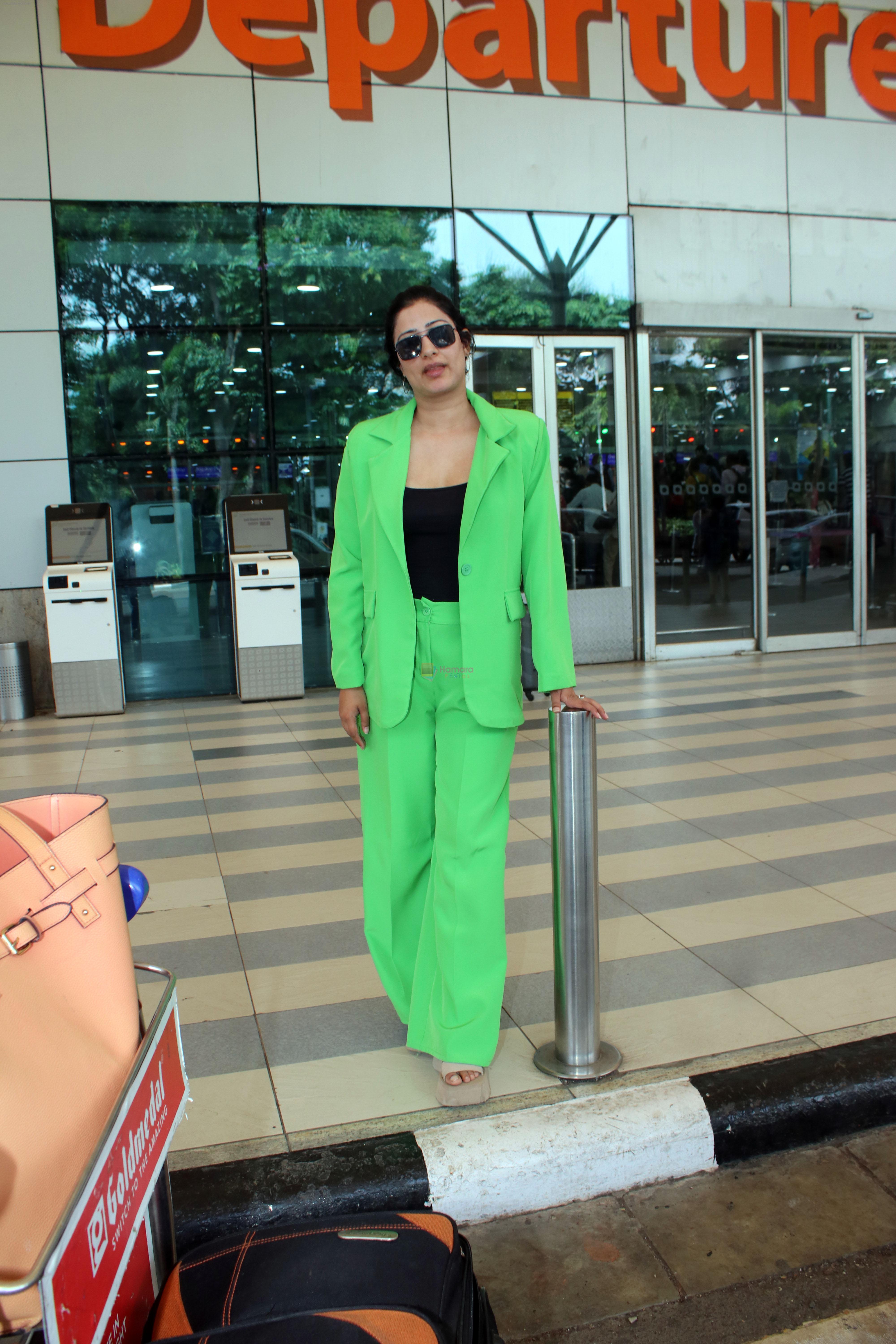 Niharica Raizada spotted at the Airport Departure on 11th August 2023
