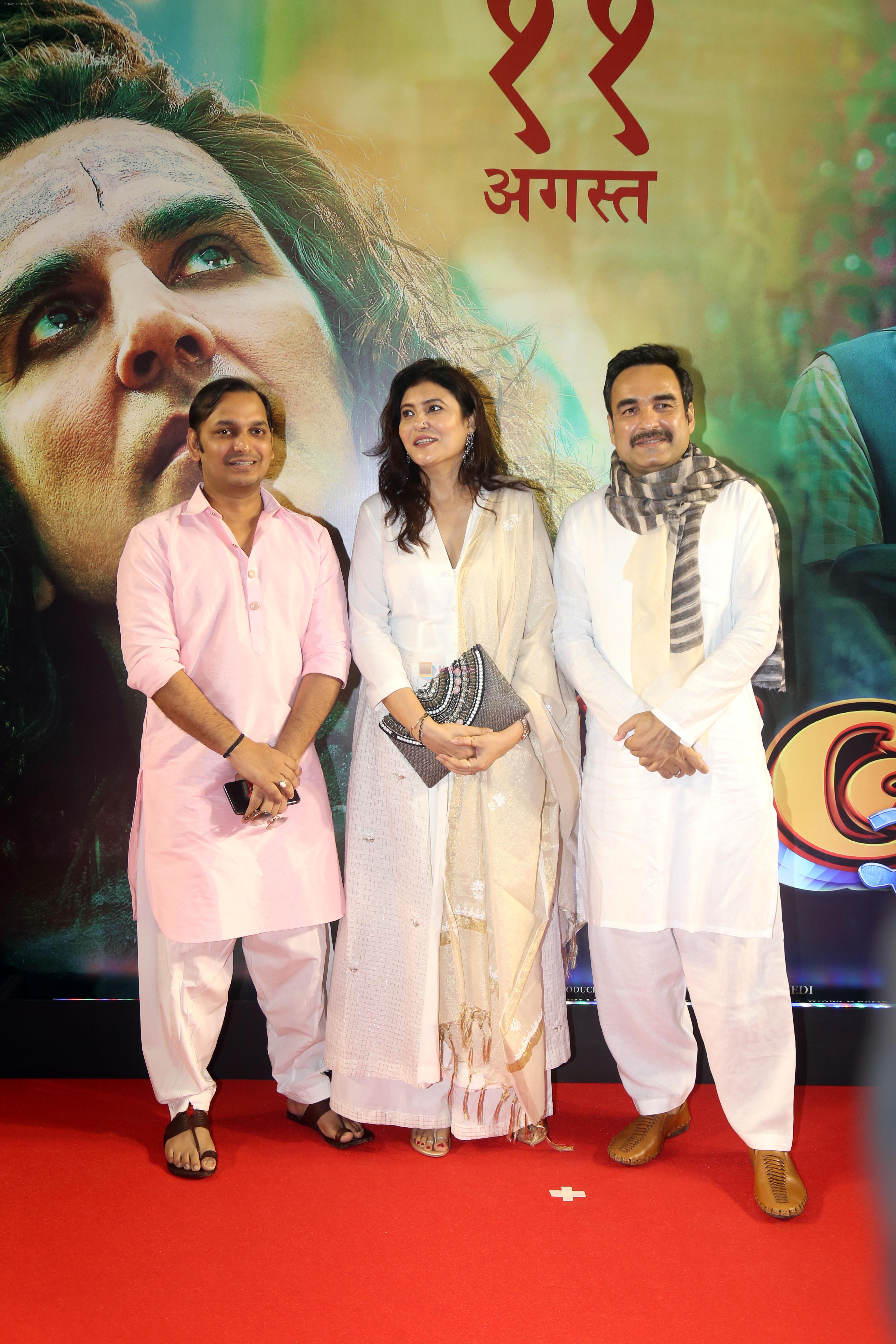 Mridula Tripathi, Paritosh Tripathi at the premiere of movie OMG 2 on 10th August 2023