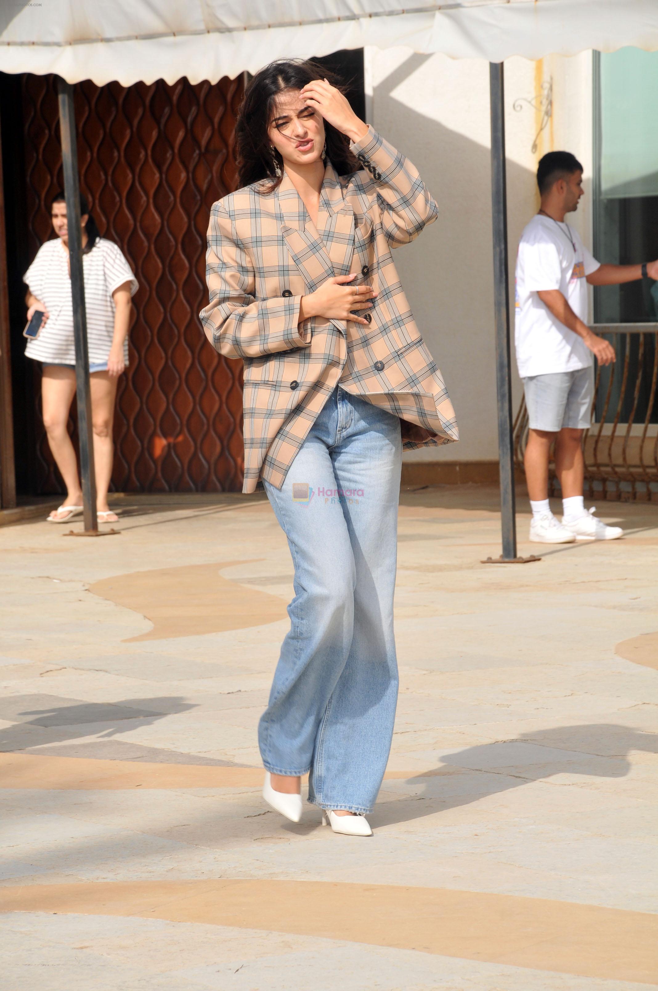 Ananya Panday promote their film Dream Girl 2 at Hotel Sun-N-Sand in Juhu on 12th August 2023