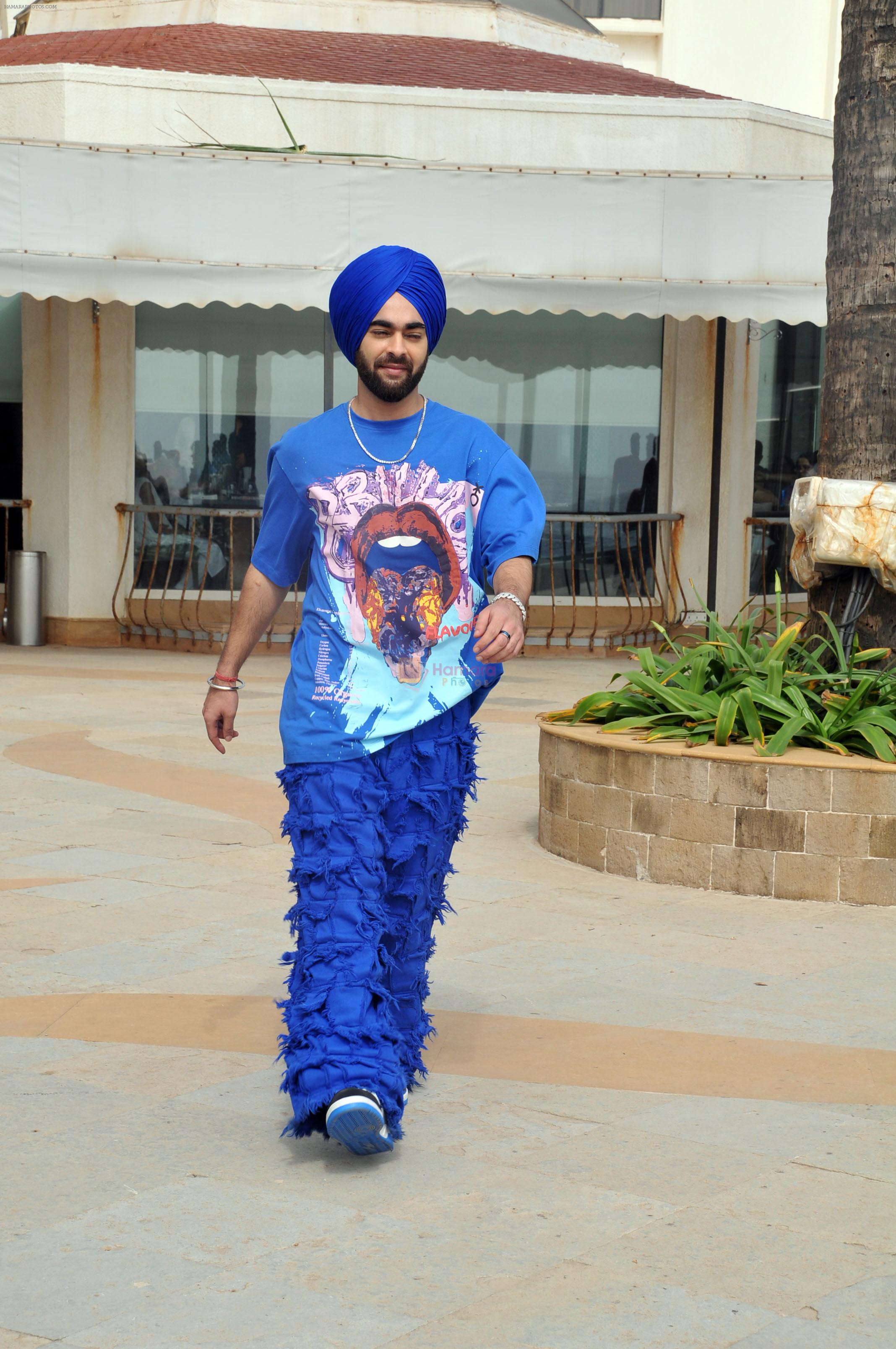 Manjot Singh promote their film Dream Girl 2 at Hotel Sun-N-Sand in Juhu on 12th August 2023
