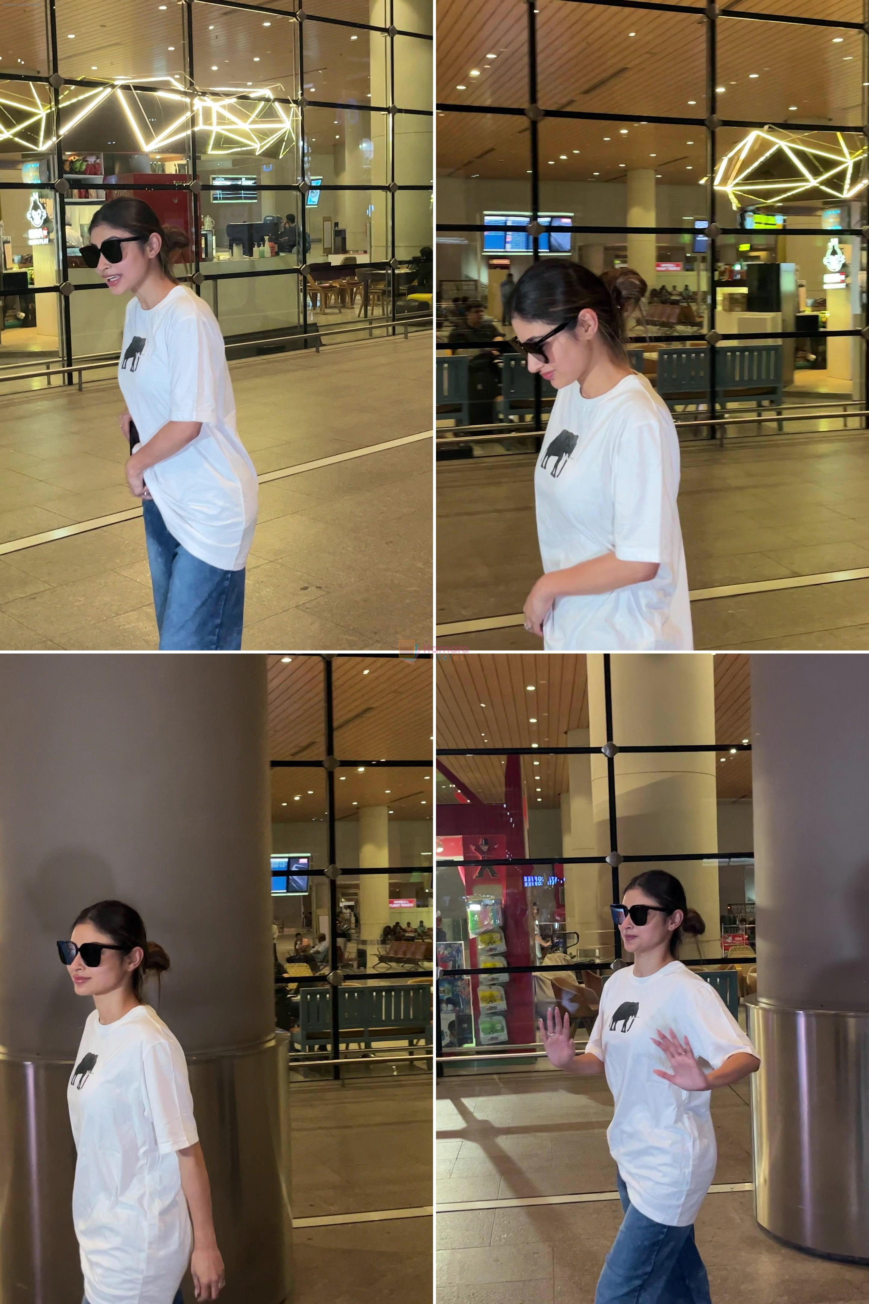 Mouni Roy Spotted At Airport Arrival on 13th August 2023