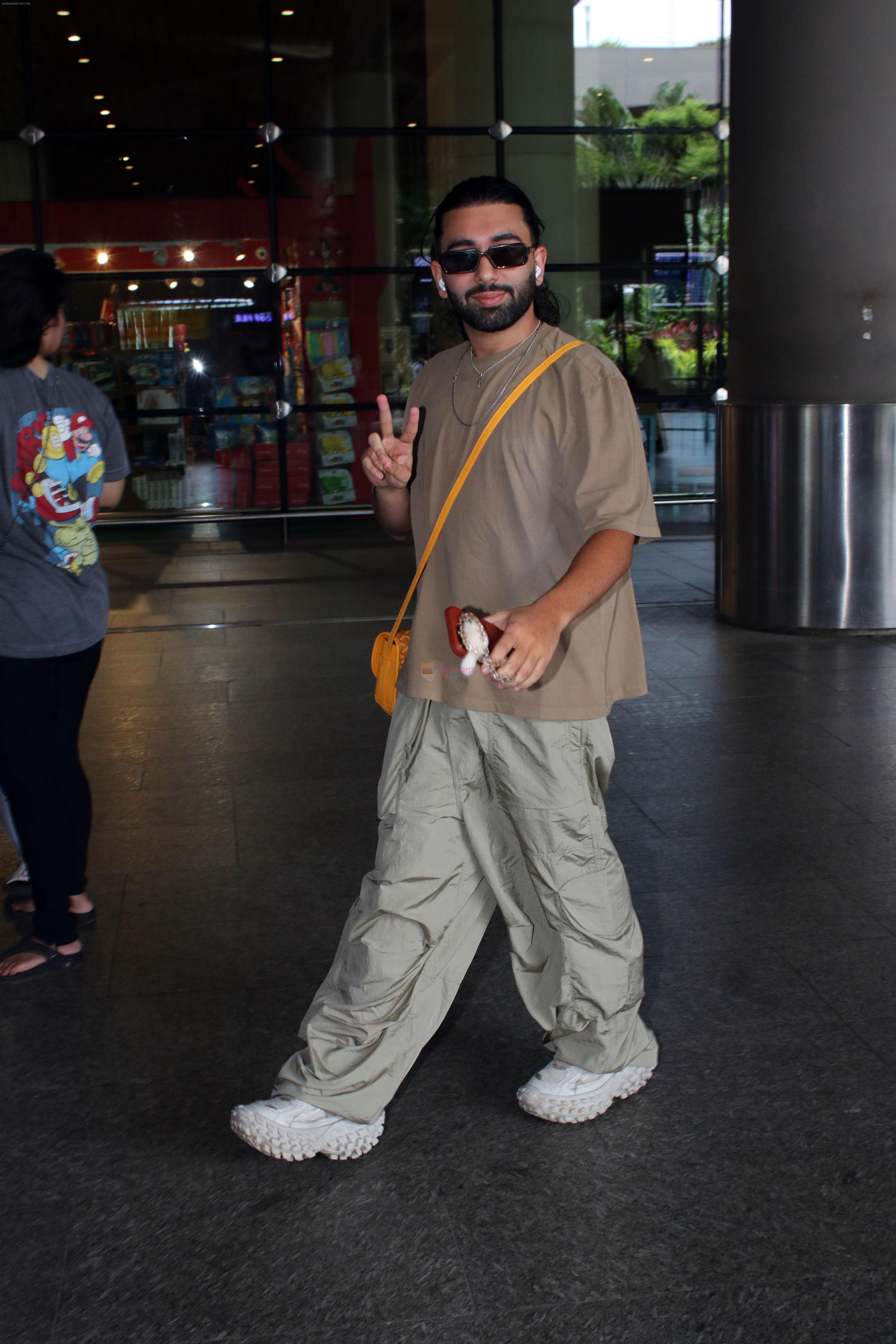 ORRY spotted at airport arrival on 15th August 2023
