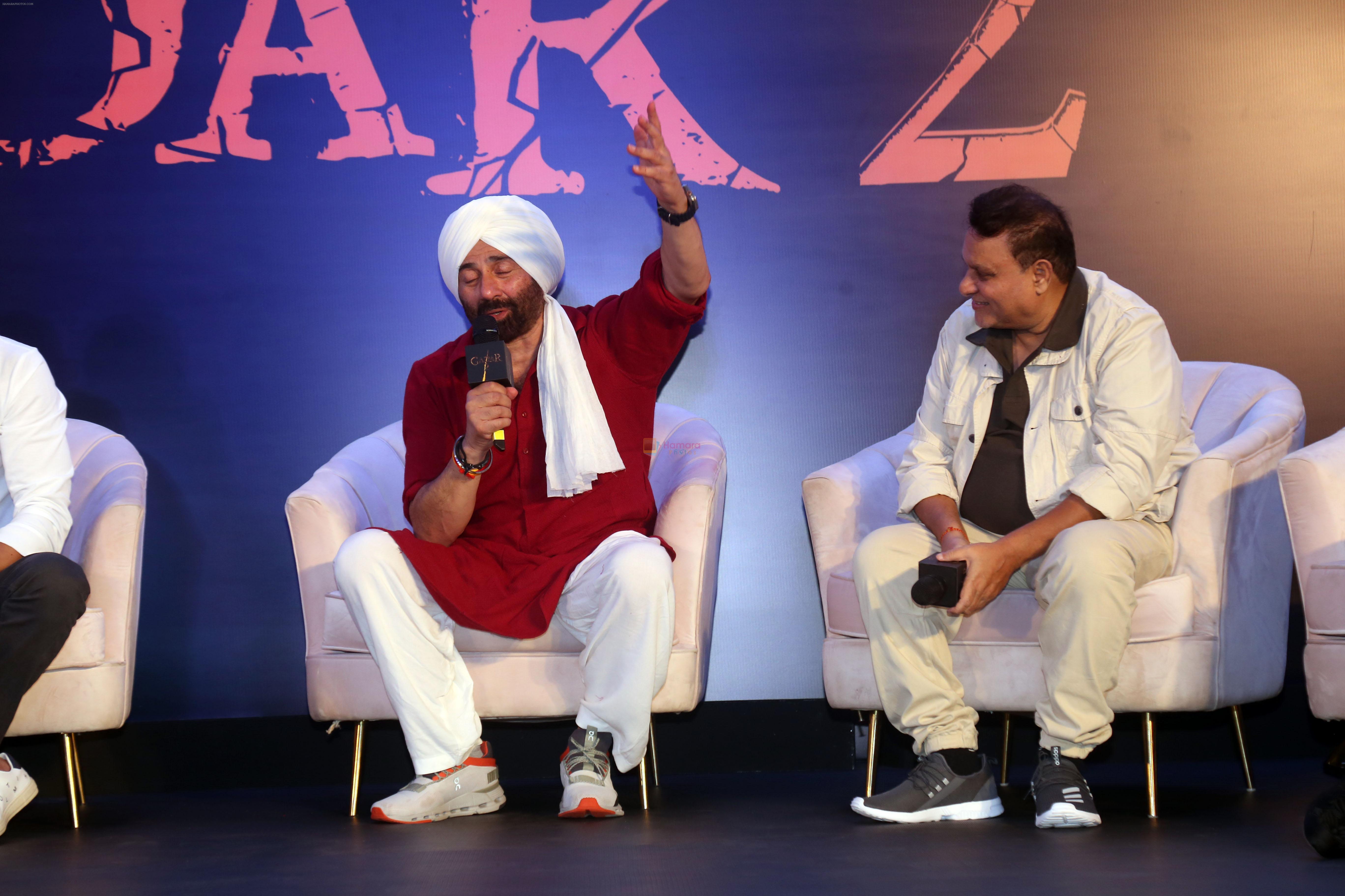 Anil Sharma, Sunny Deol at Gadar 2 press conference on 14th August 2023