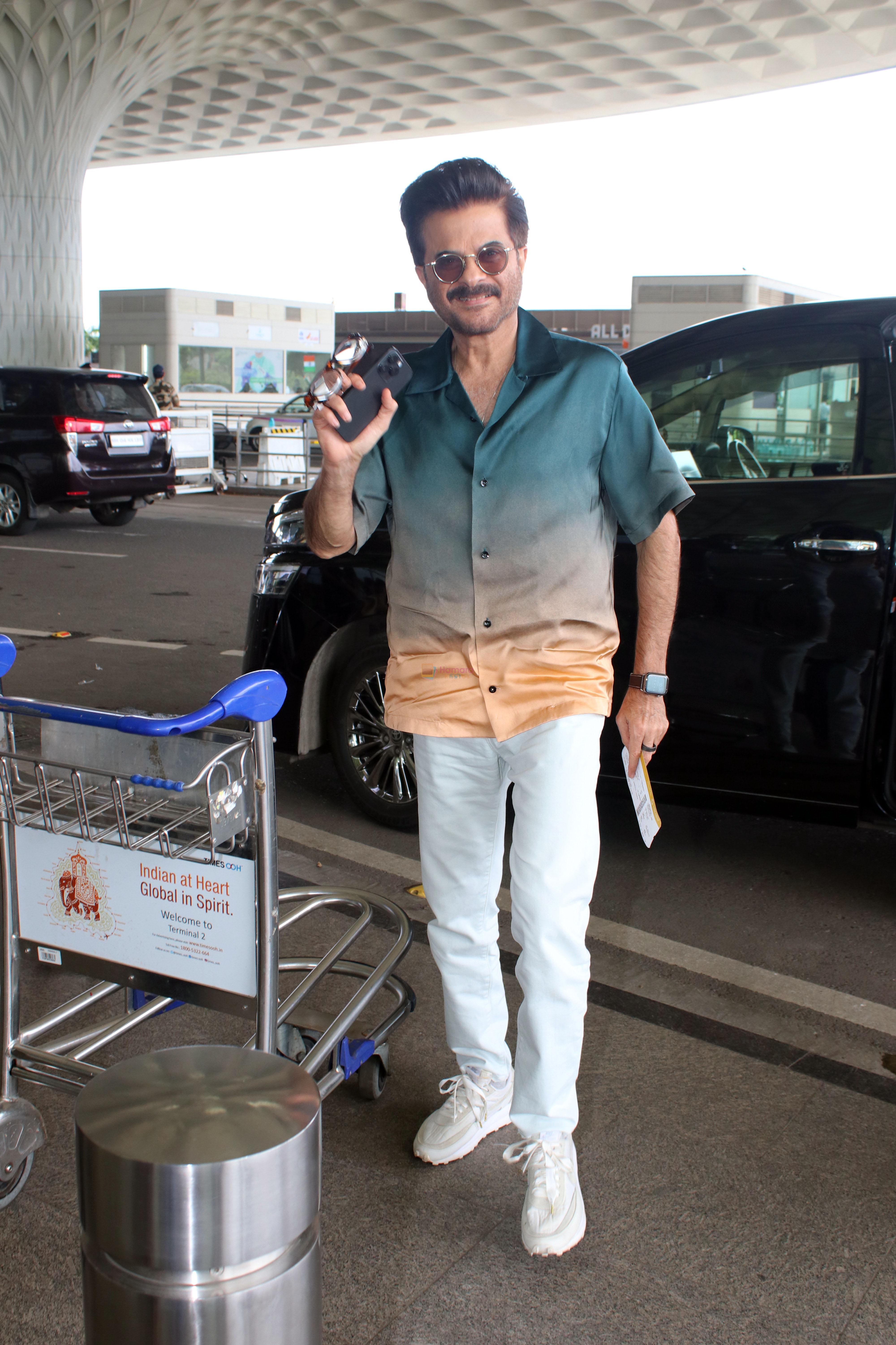 Anil Kapoor spotted at airport departure on 15th August 2023
