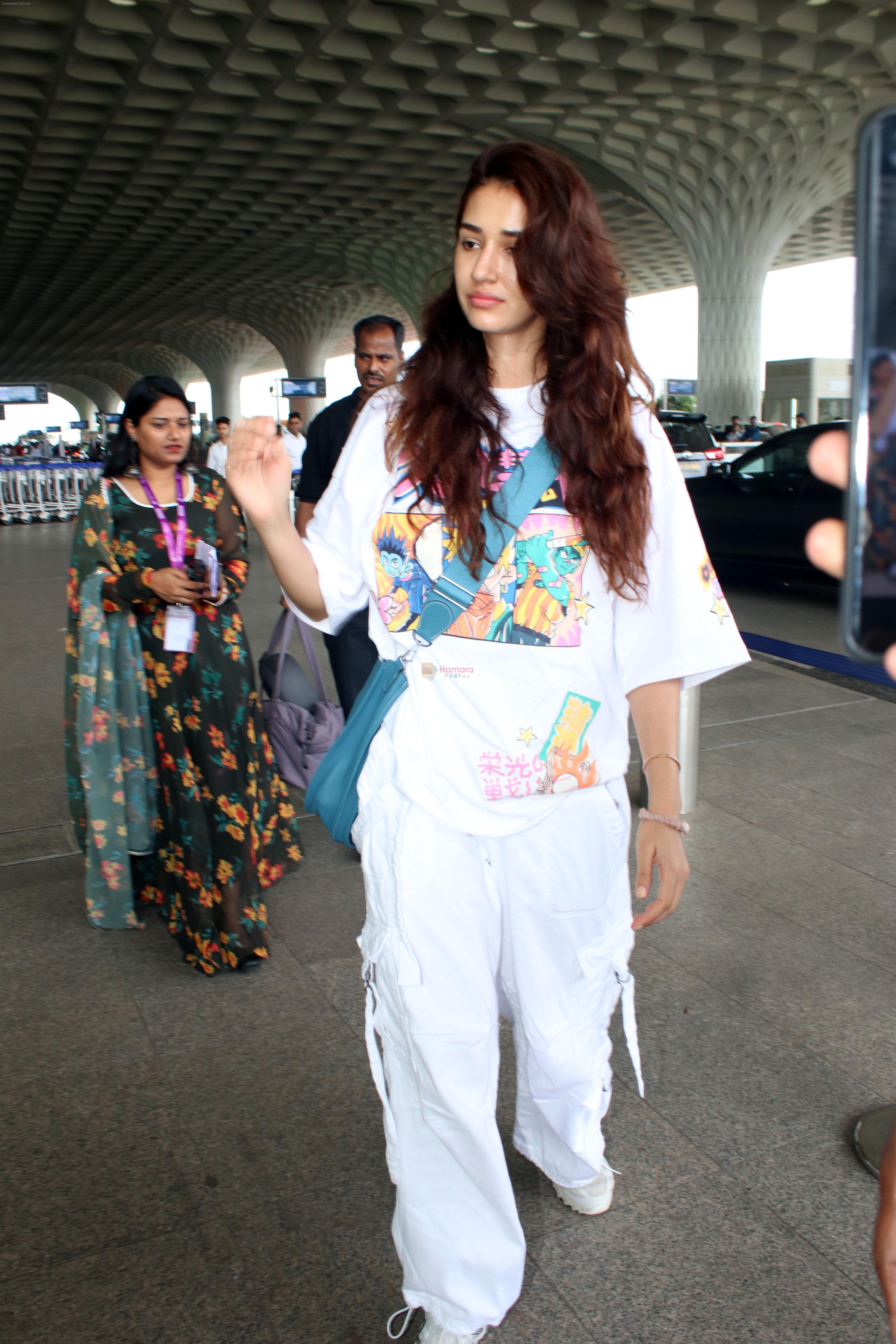 Disha Patani spotted at airport departure on 15th August 2023