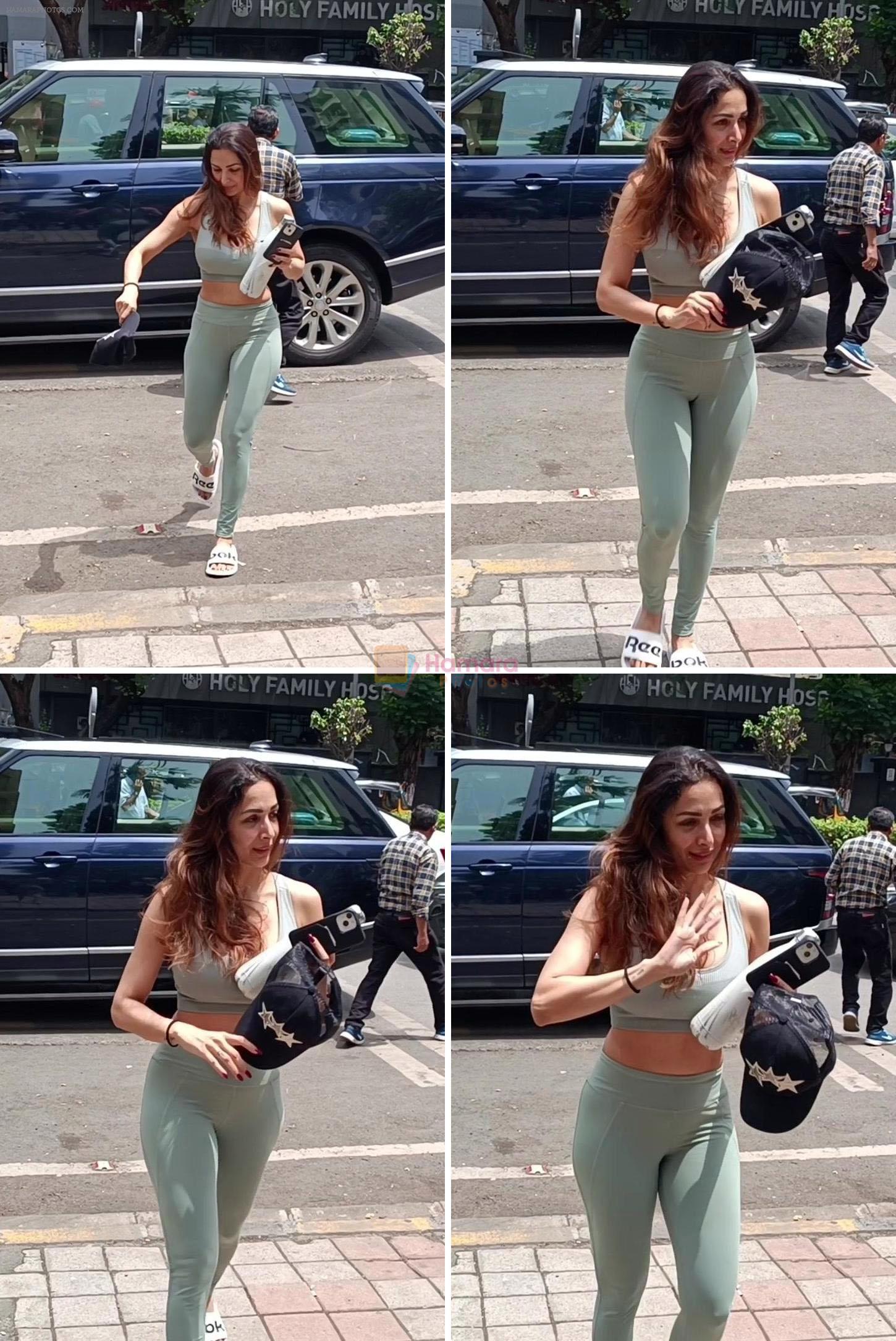 Malaika Arora Spotted Outside Yoga Class In Bandra on 16th August 2023