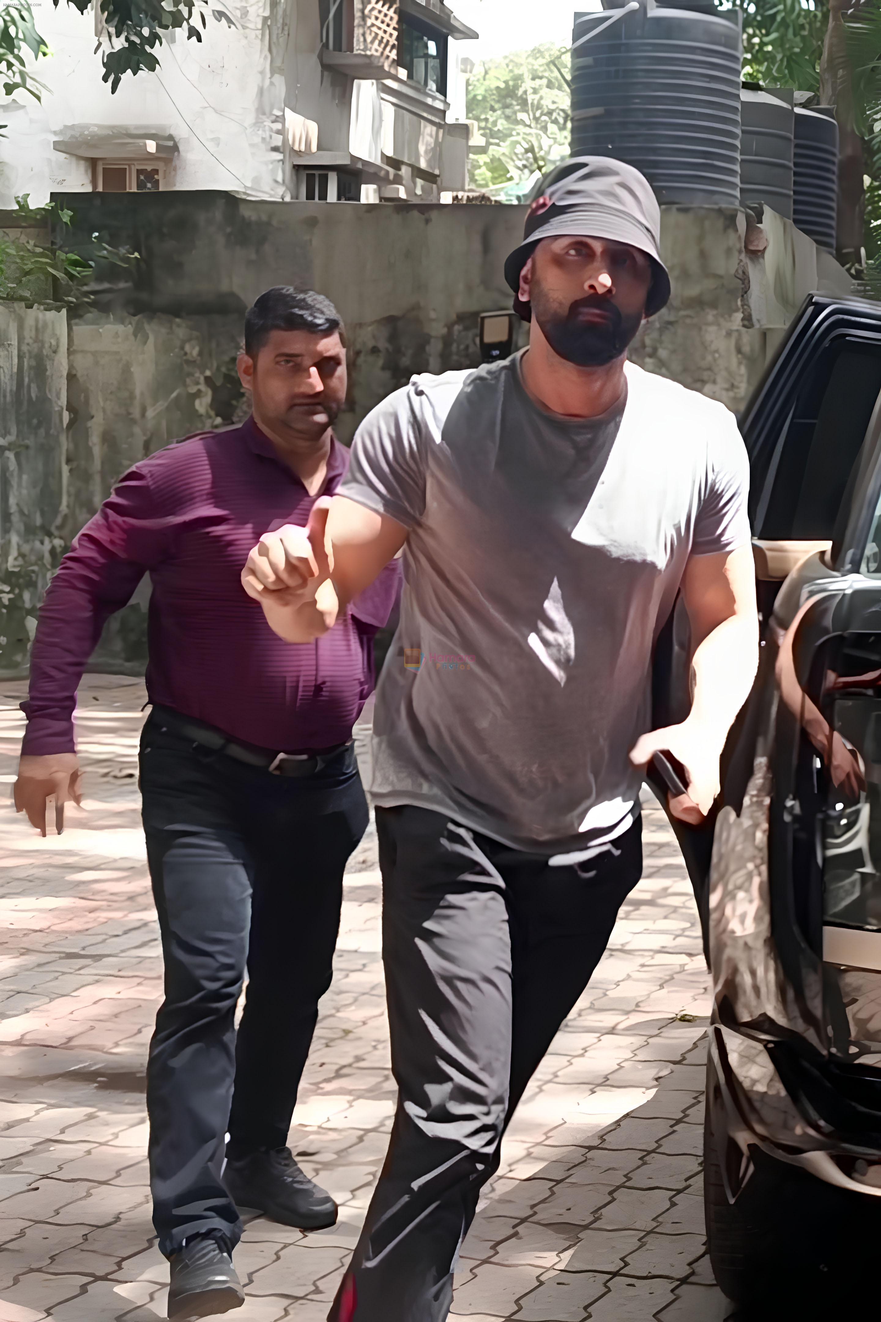 Ranbir Kapoor Spotted Outside Clinic In Santacruz on 16th August 2023
