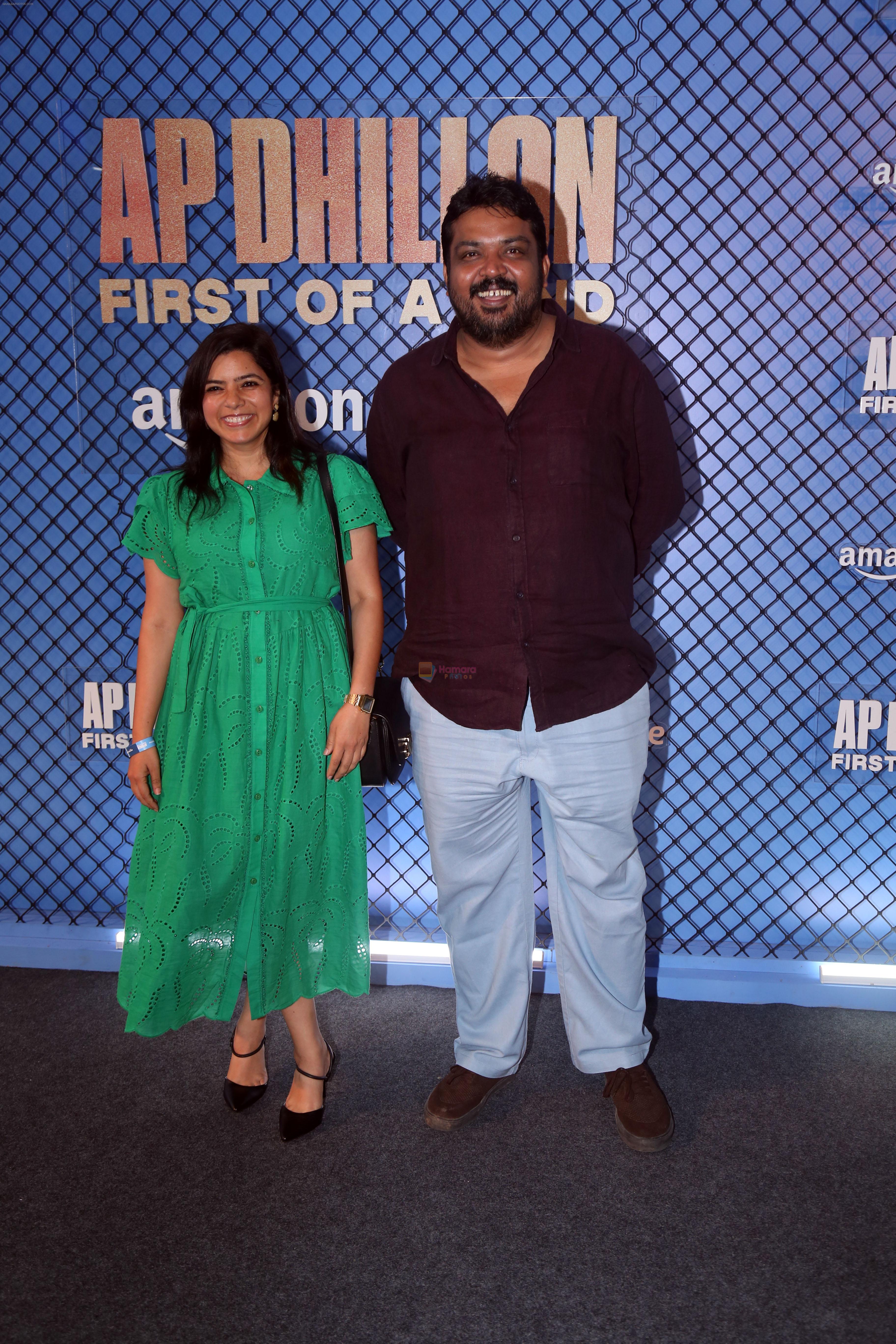 Faisal Malik, Rajshri Deshpande at the premiere of Docuseries AP Dhillon- First Of A Kind on 16th August 2023