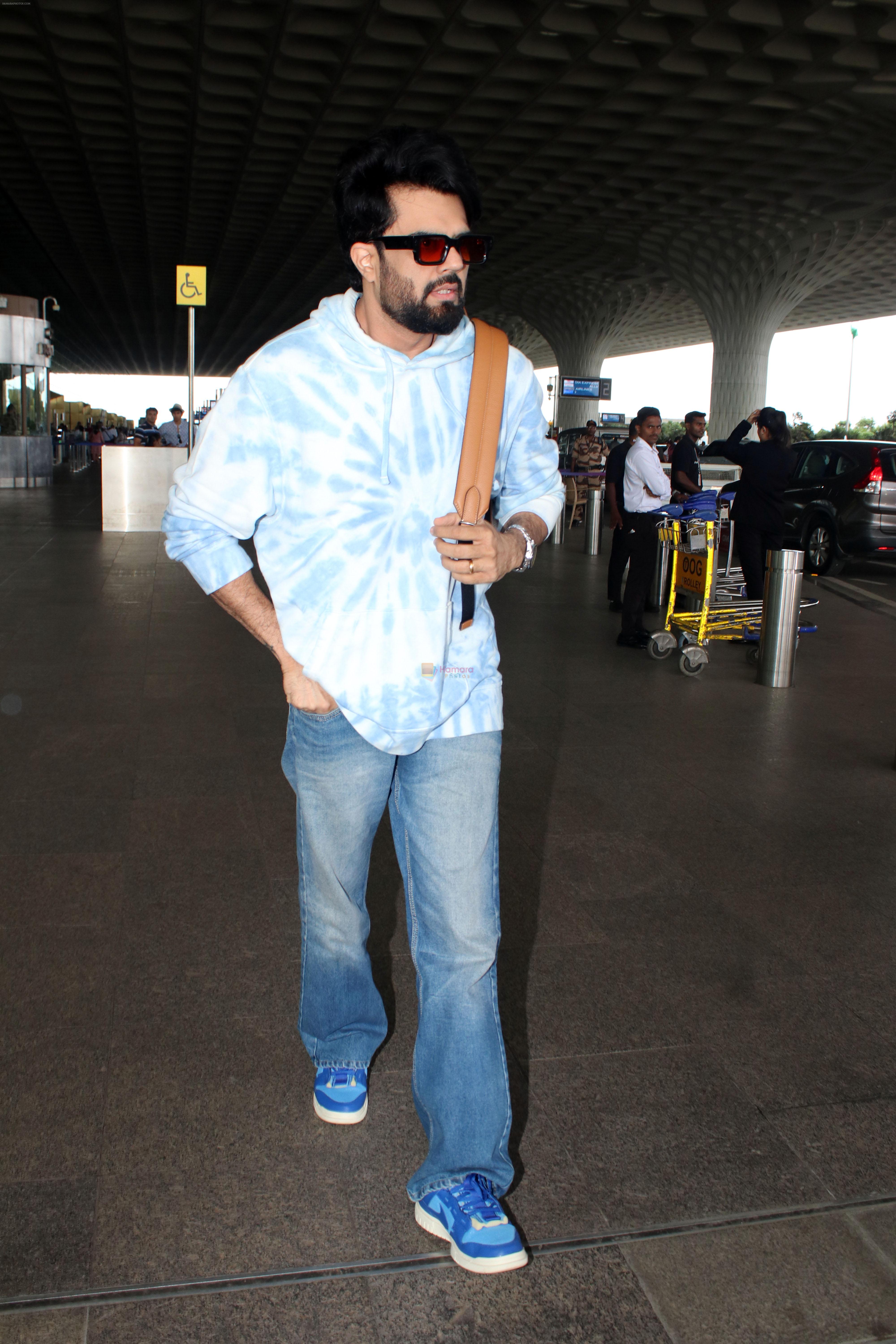 Manish Paul Spotted at the Airport Departure on 17th August 2023