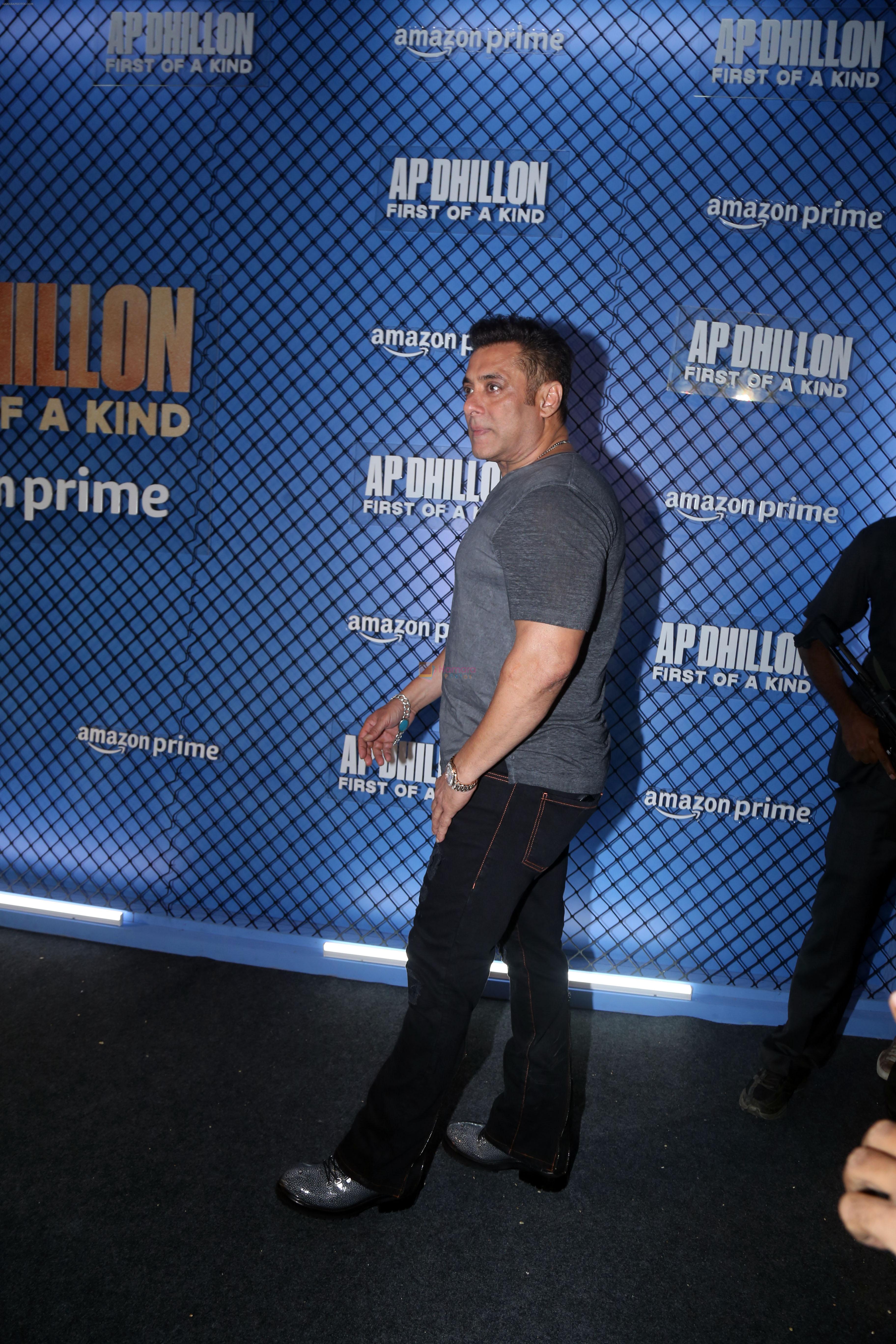 Salman Khan at the premiere of Docuseries AP Dhillon- First Of A Kind on 16th August 2023