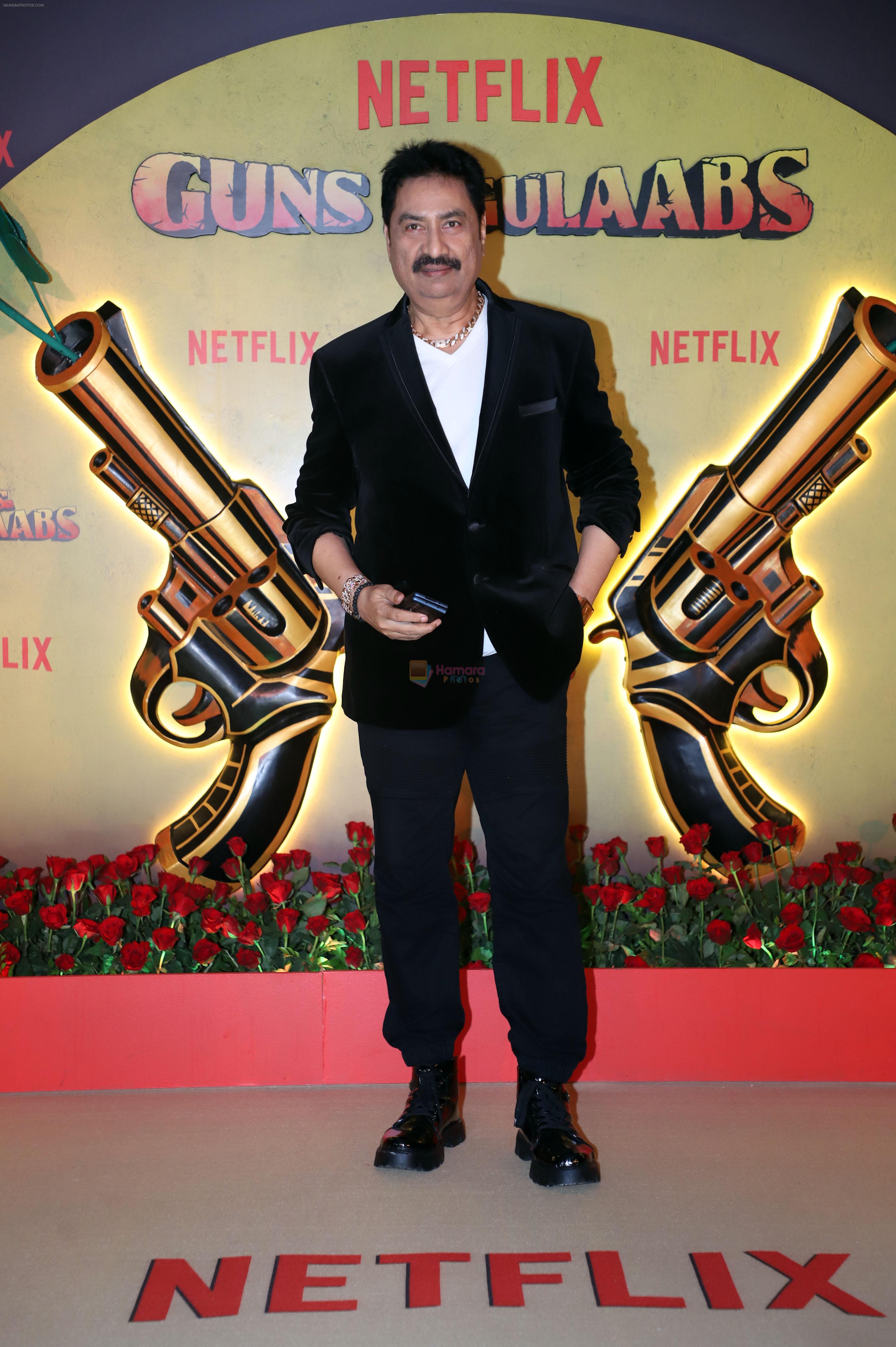 Kumar Sanu at the premiere of Netflix Web Series Guns and Gulaabs on 16th August 2023