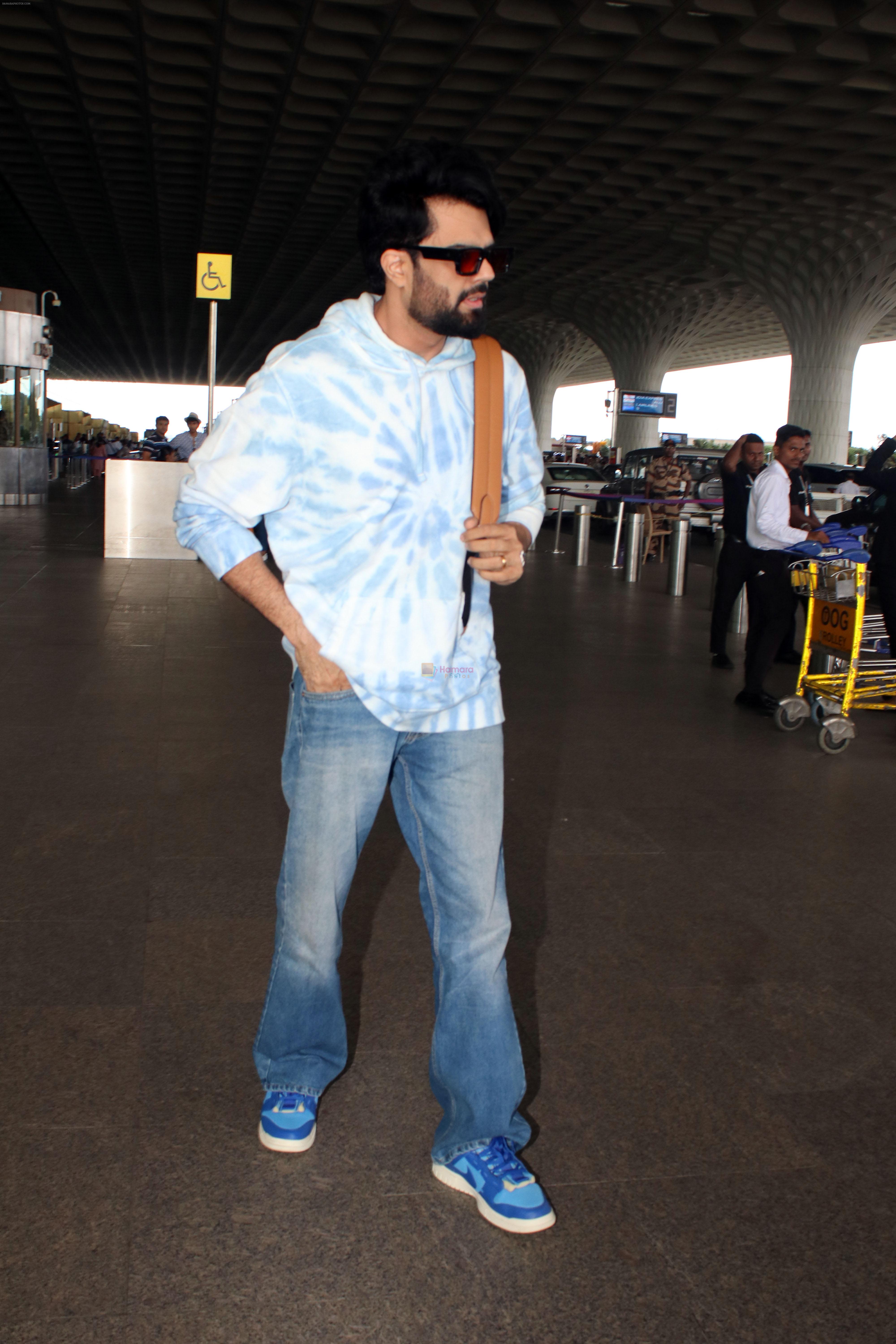 Manish Paul Spotted at the Airport Departure on 17th August 2023