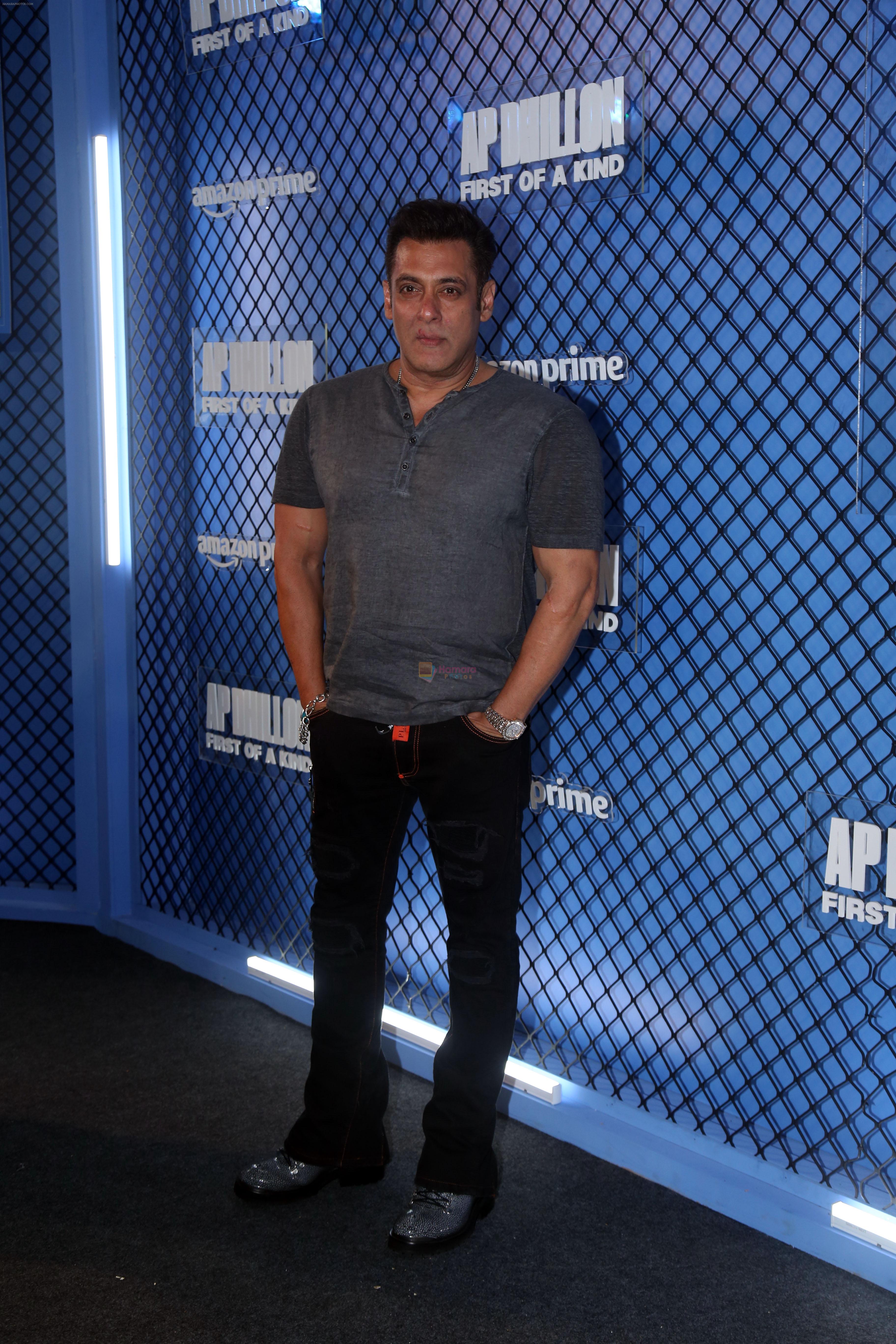Salman Khan at the premiere of Docuseries AP Dhillon- First Of A Kind on 16th August 2023