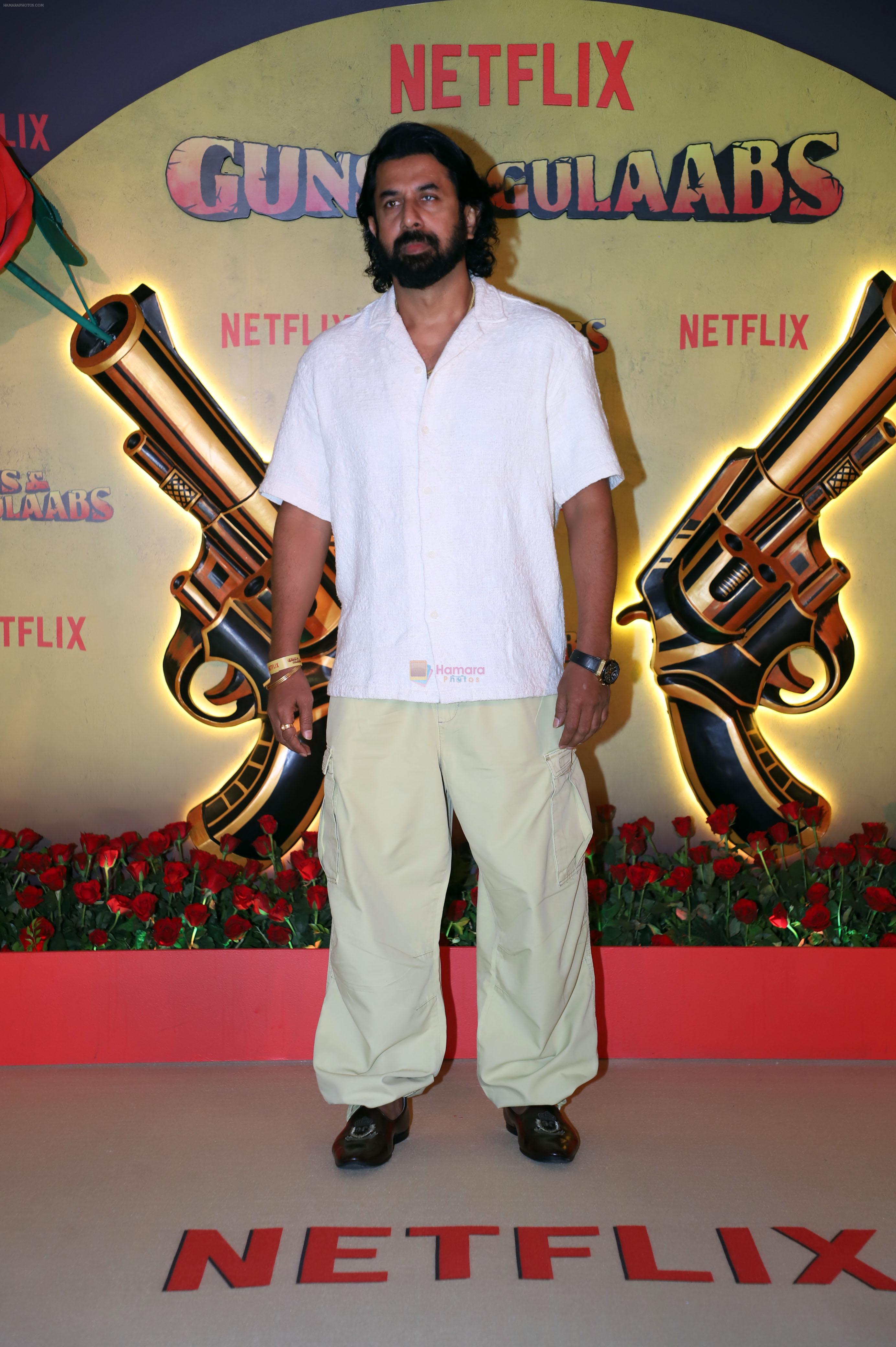 Nilesh Divekar at the premiere of Netflix Web Series Guns and Gulaabs on 16th August 2023