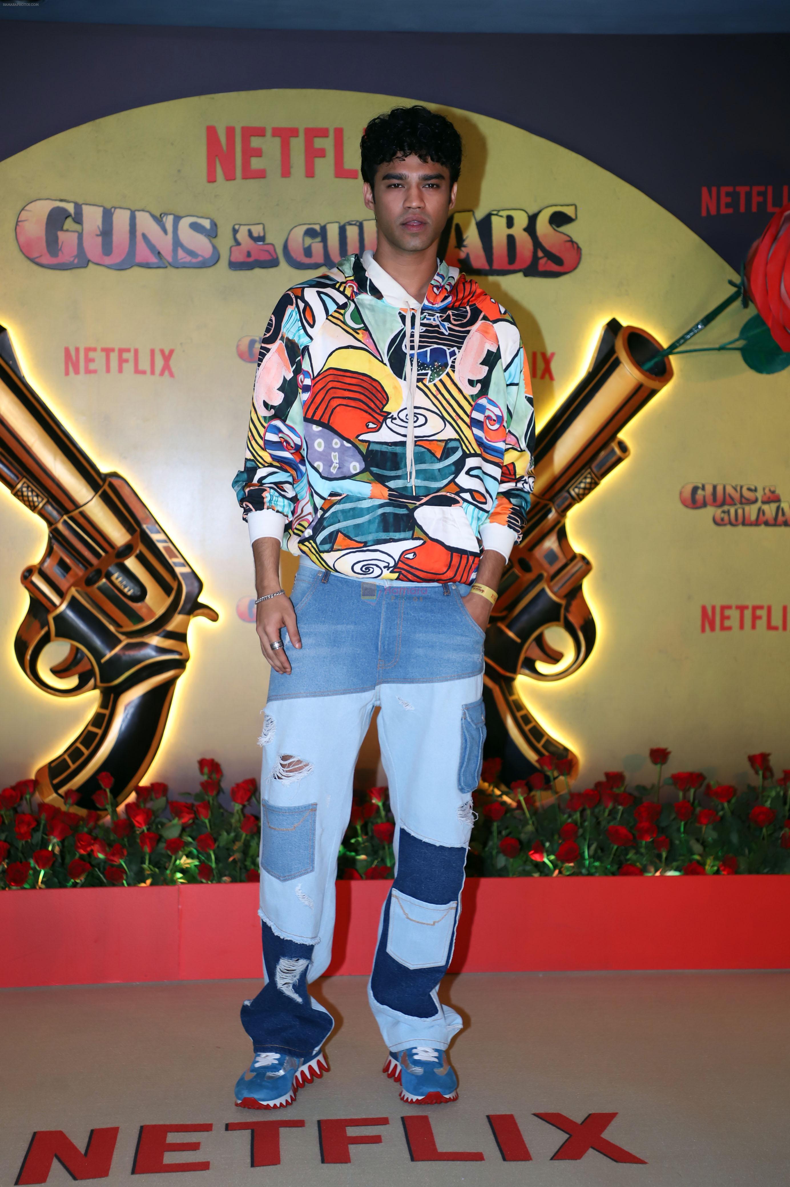Babil Khan at the premiere of Netflix Web Series Guns and Gulaabs on 16th August 2023